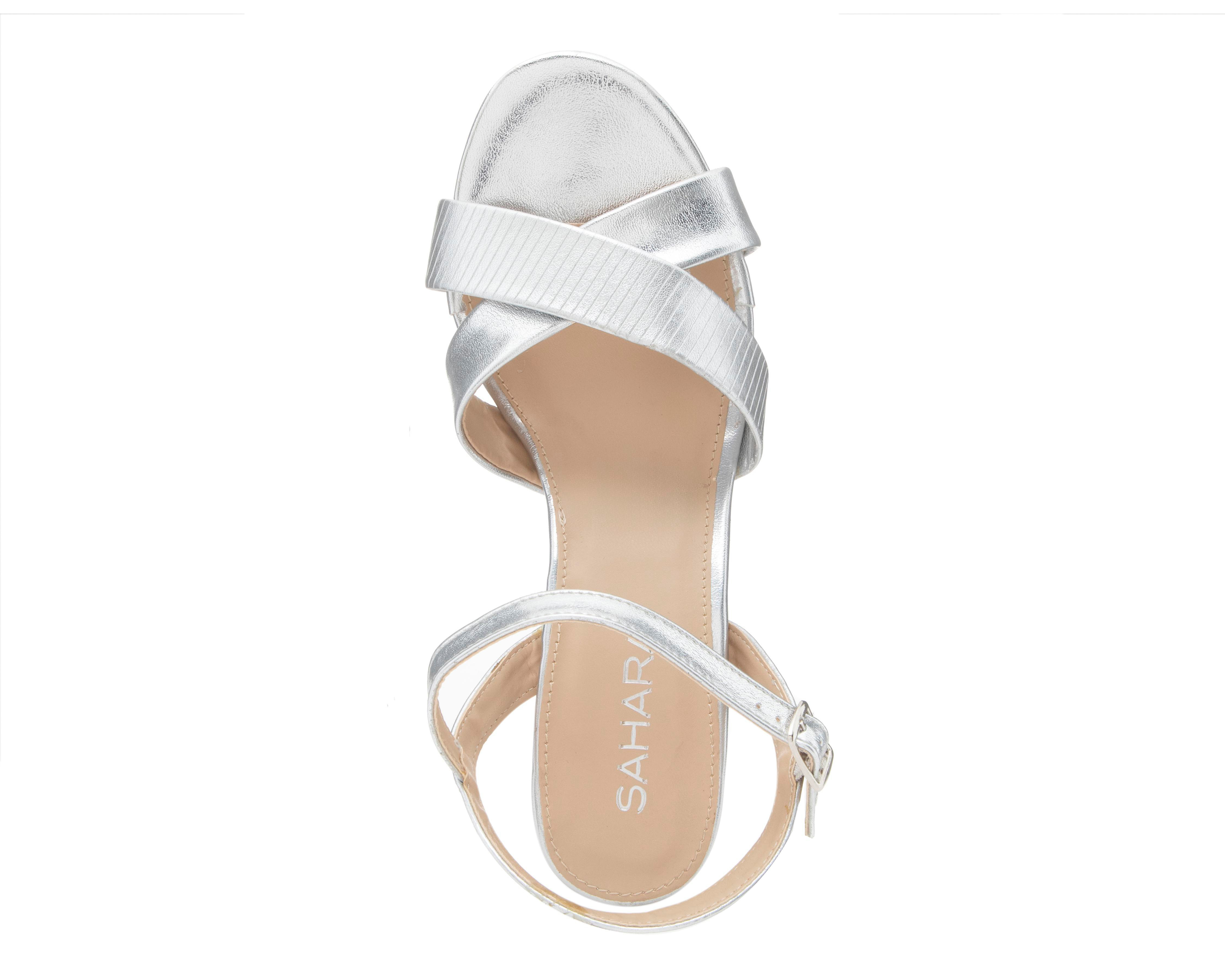 Foto 6 pulgar | Sandalias de Tacón Sahara para Mujer