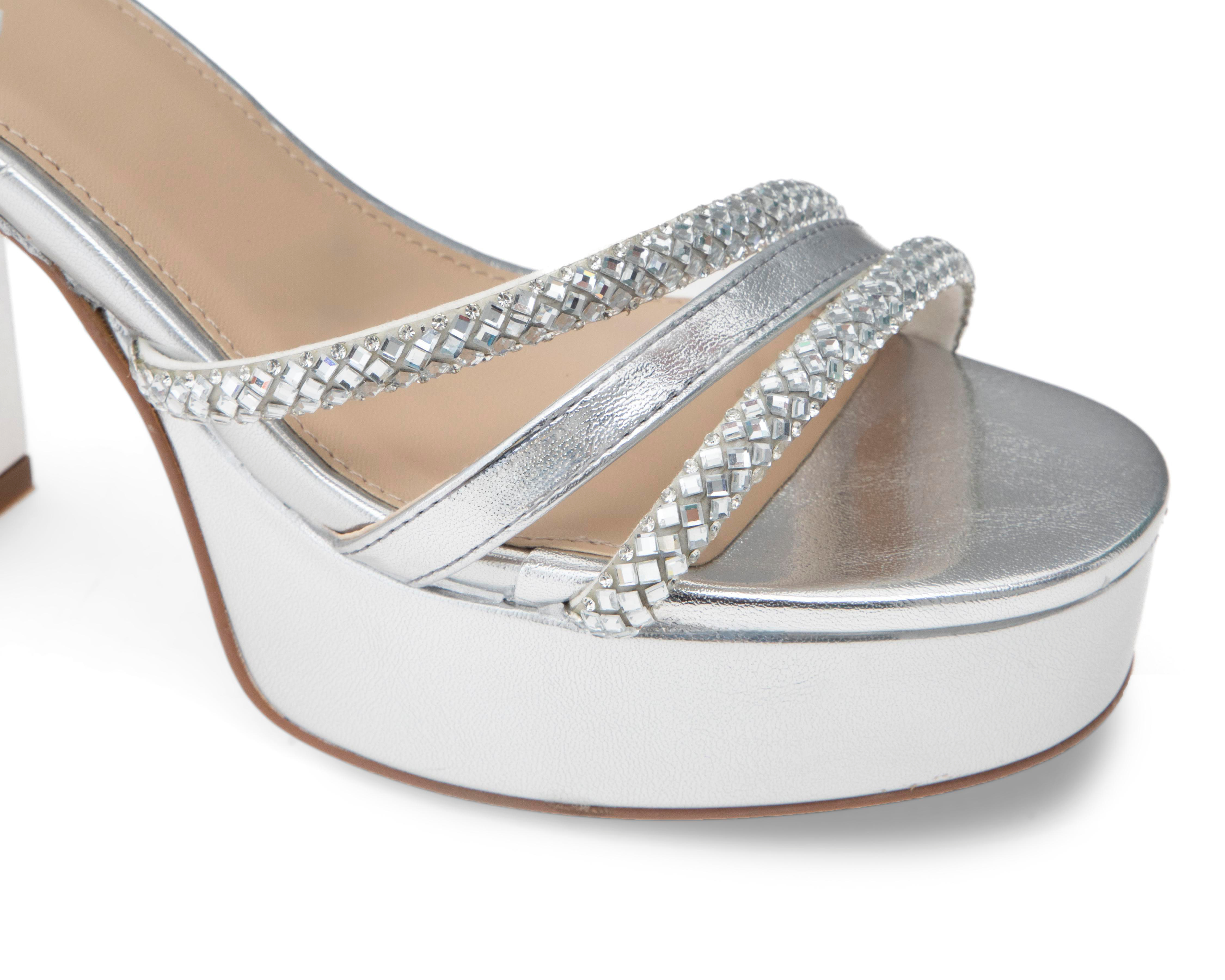 Foto 7 pulgar | Sandalias de Tacón Sahara para Mujer