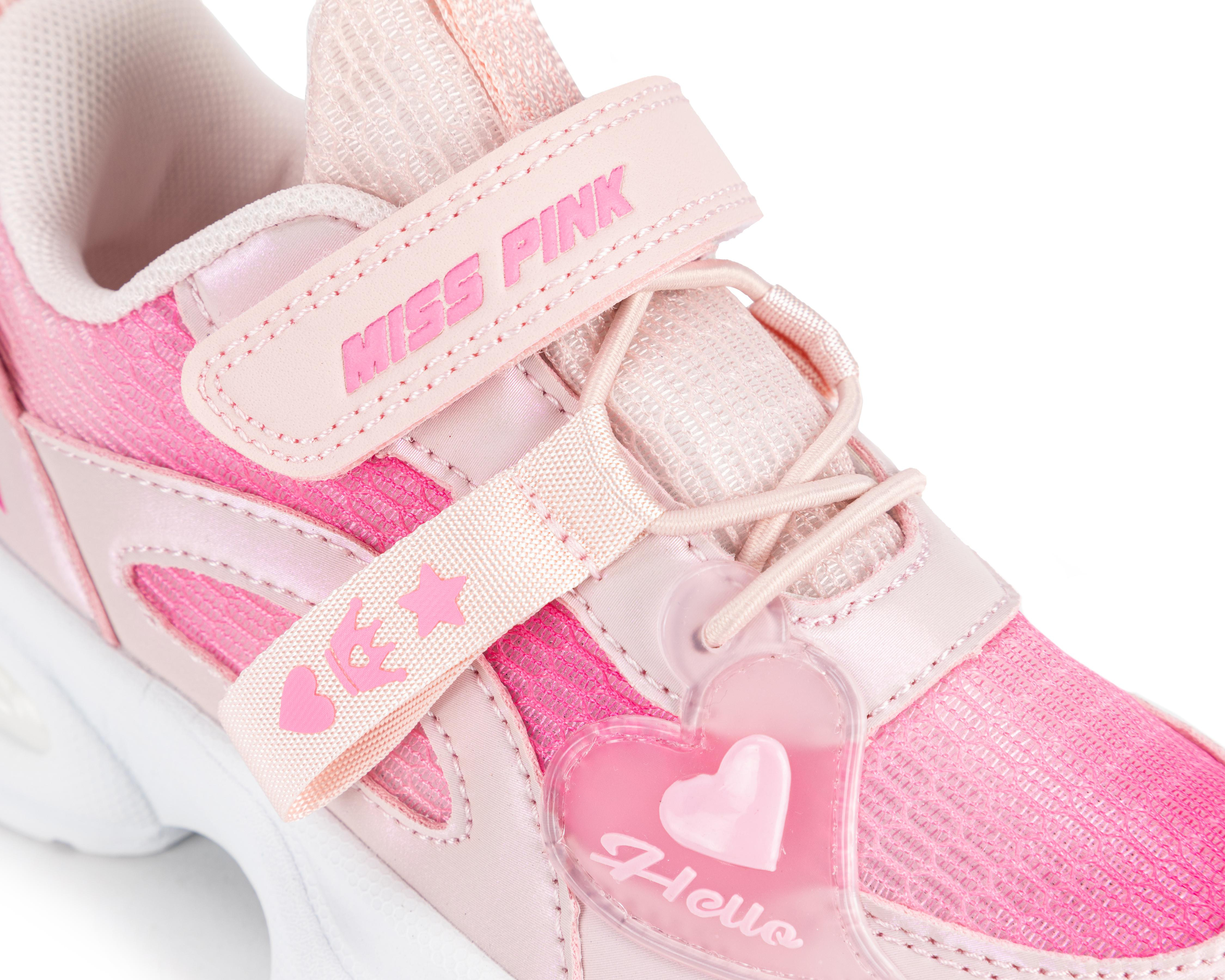 Foto 6 | Tenis de Moda Miss Pink para Niña