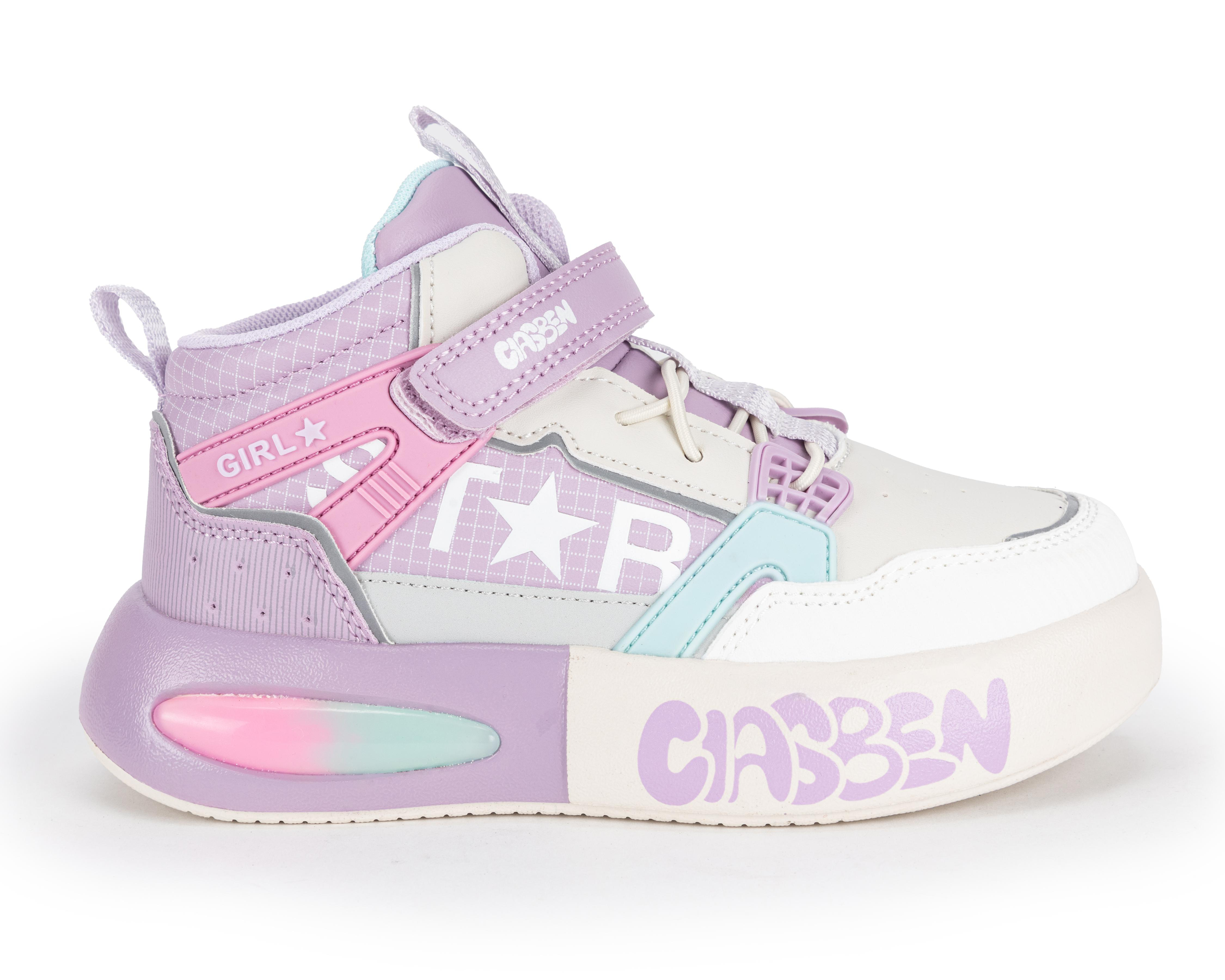 Foto 2 | Tenis de Moda Clasben para Niña