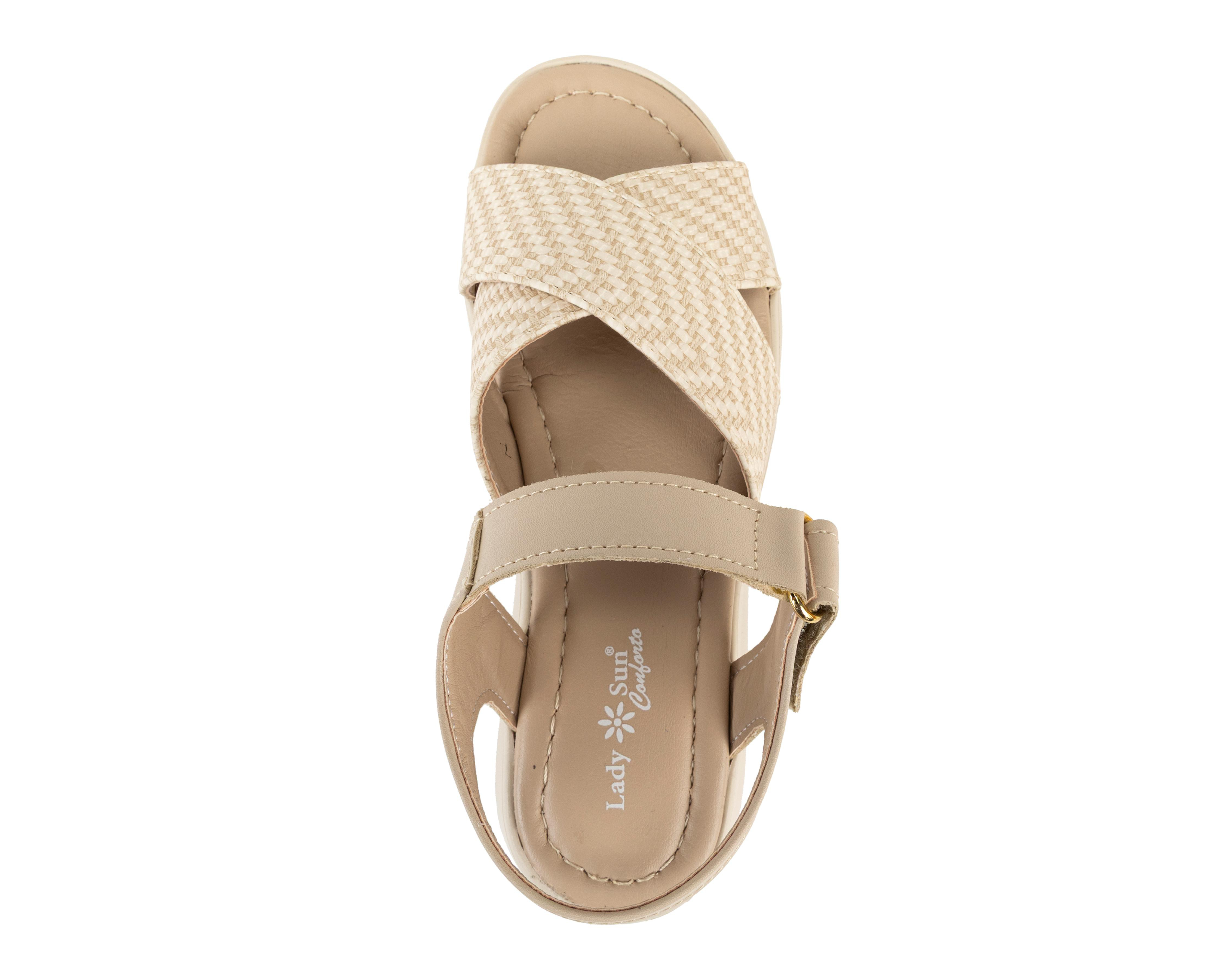 Foto 6 pulgar | Sandalias Confort Lady Sun Conforto para Mujer