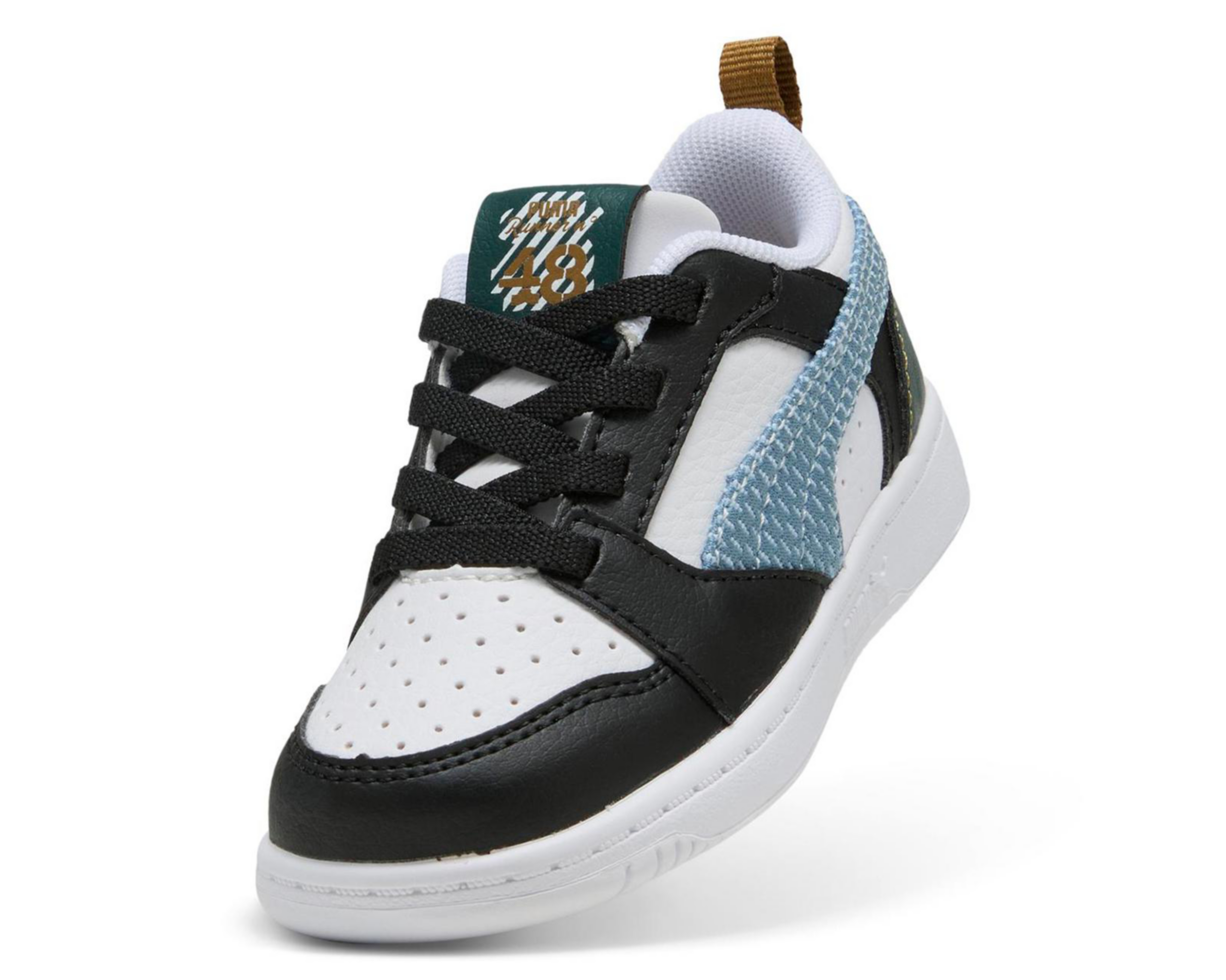 Foto 4 | Tenis Puma Rebound V6 Lo Run Fun Ac para Bebé Niño