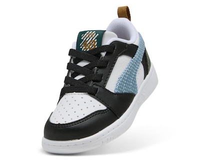 Foto 4 | Tenis Puma Rebound V6 Lo Run Fun Ac para Bebé Niño