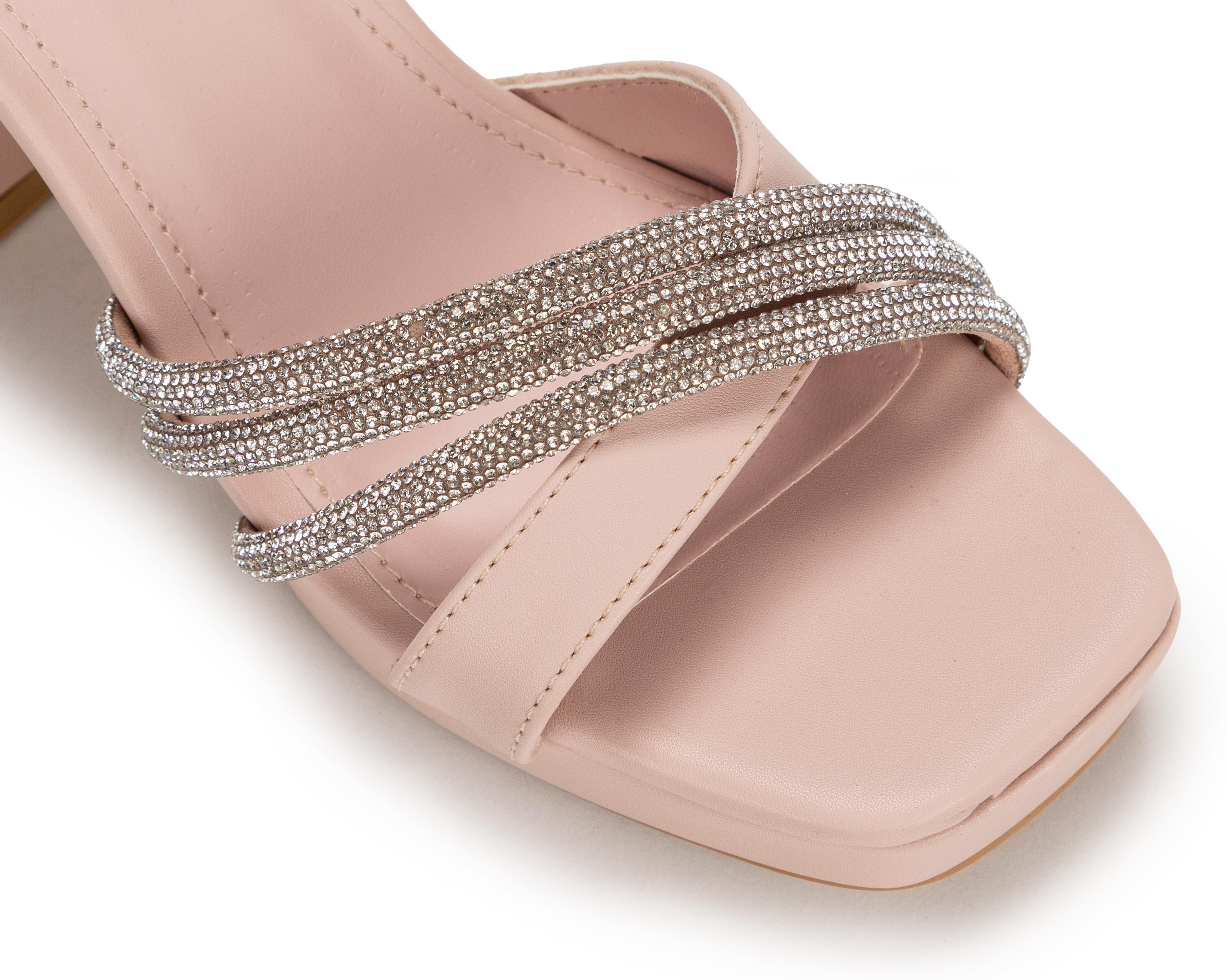 Foto 7 pulgar | Sandalias de Tacón Sahara para Mujer
