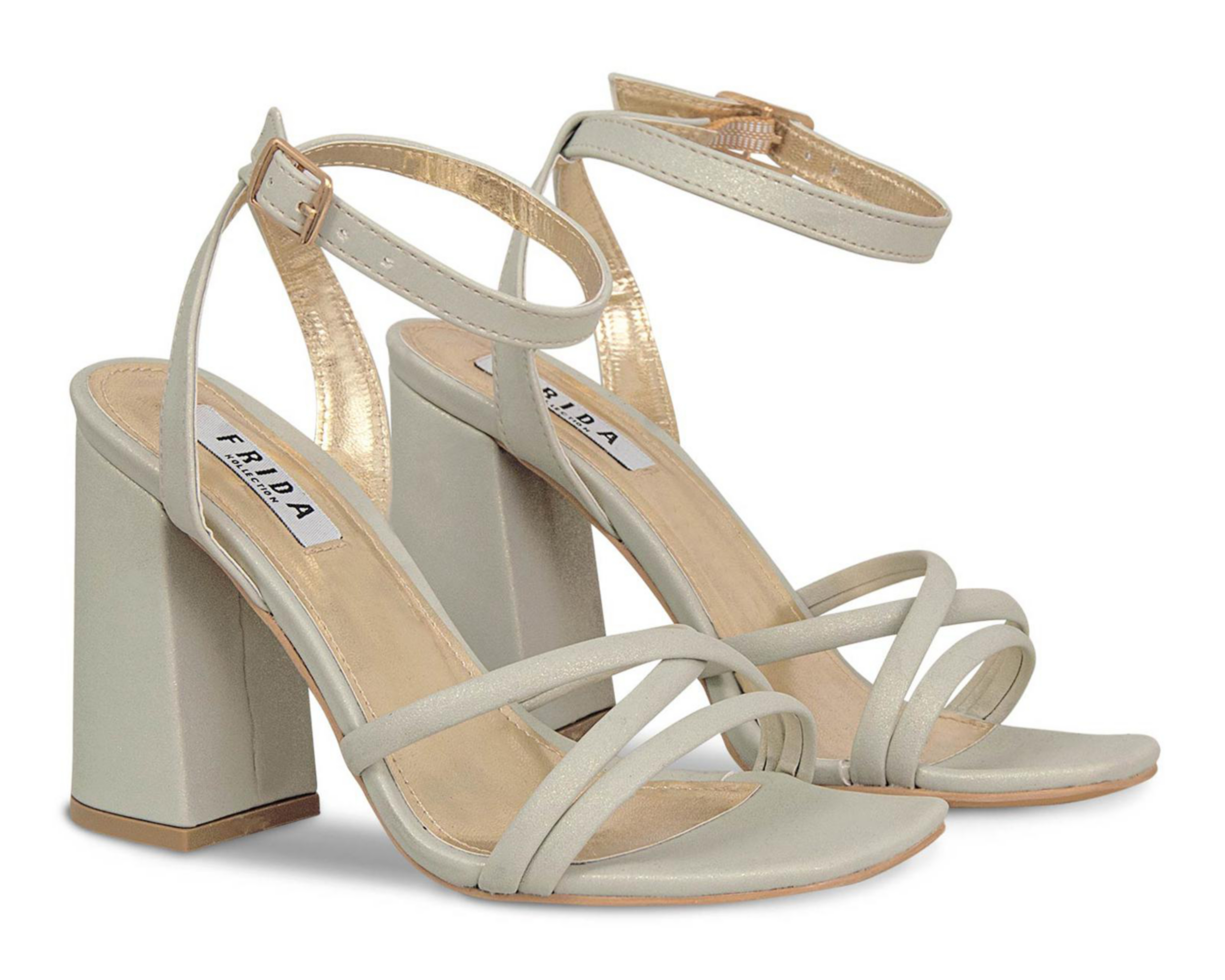 Foto 2 pulgar | Sandalias de Tacón Frida Kollection para Mujer