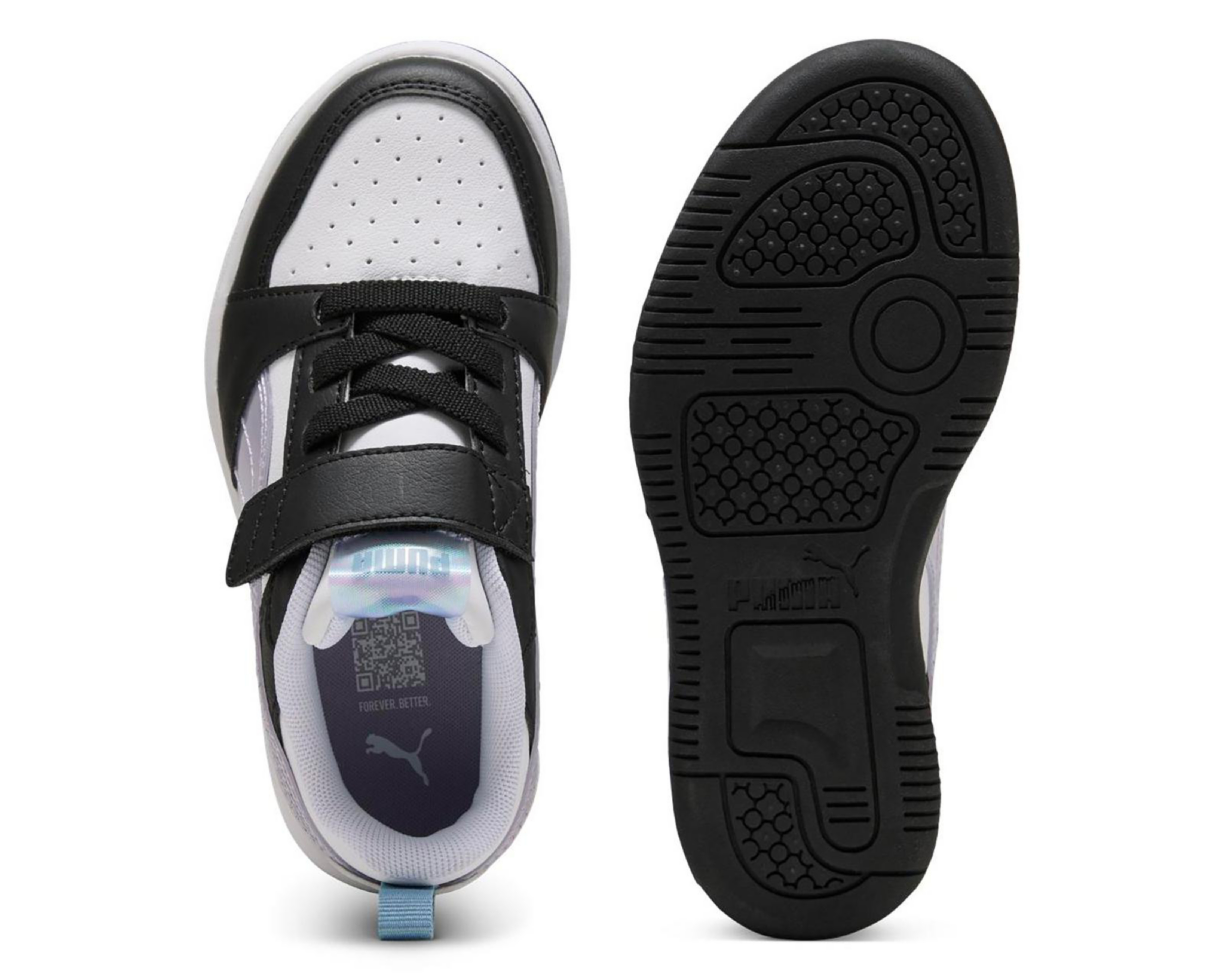 Foto 5 pulgar | Tenis Puma Rebound V6 Lo Space Belle AC+ para Niño