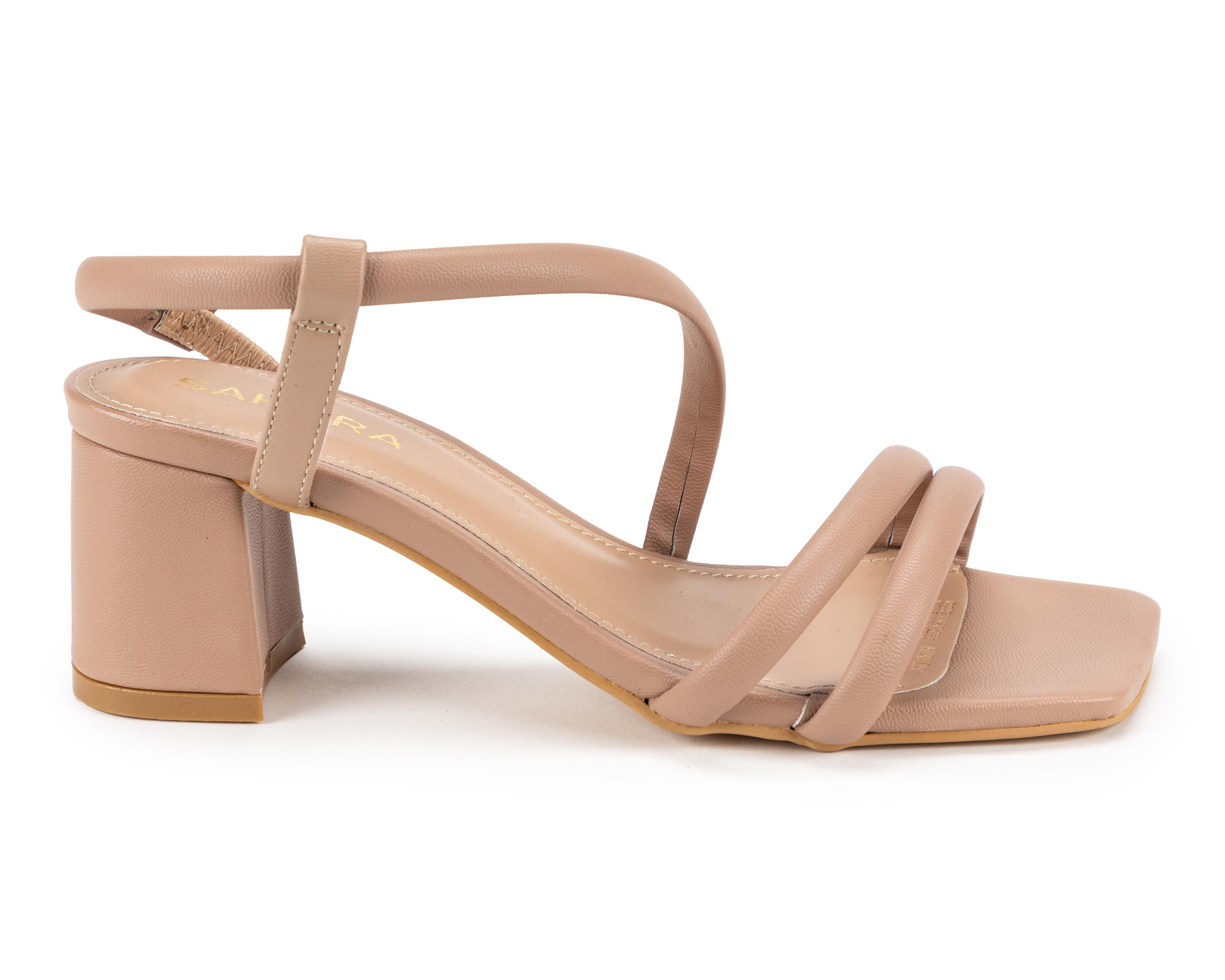 Foto 3 pulgar | Sandalias de Tacón Sahara para Mujer