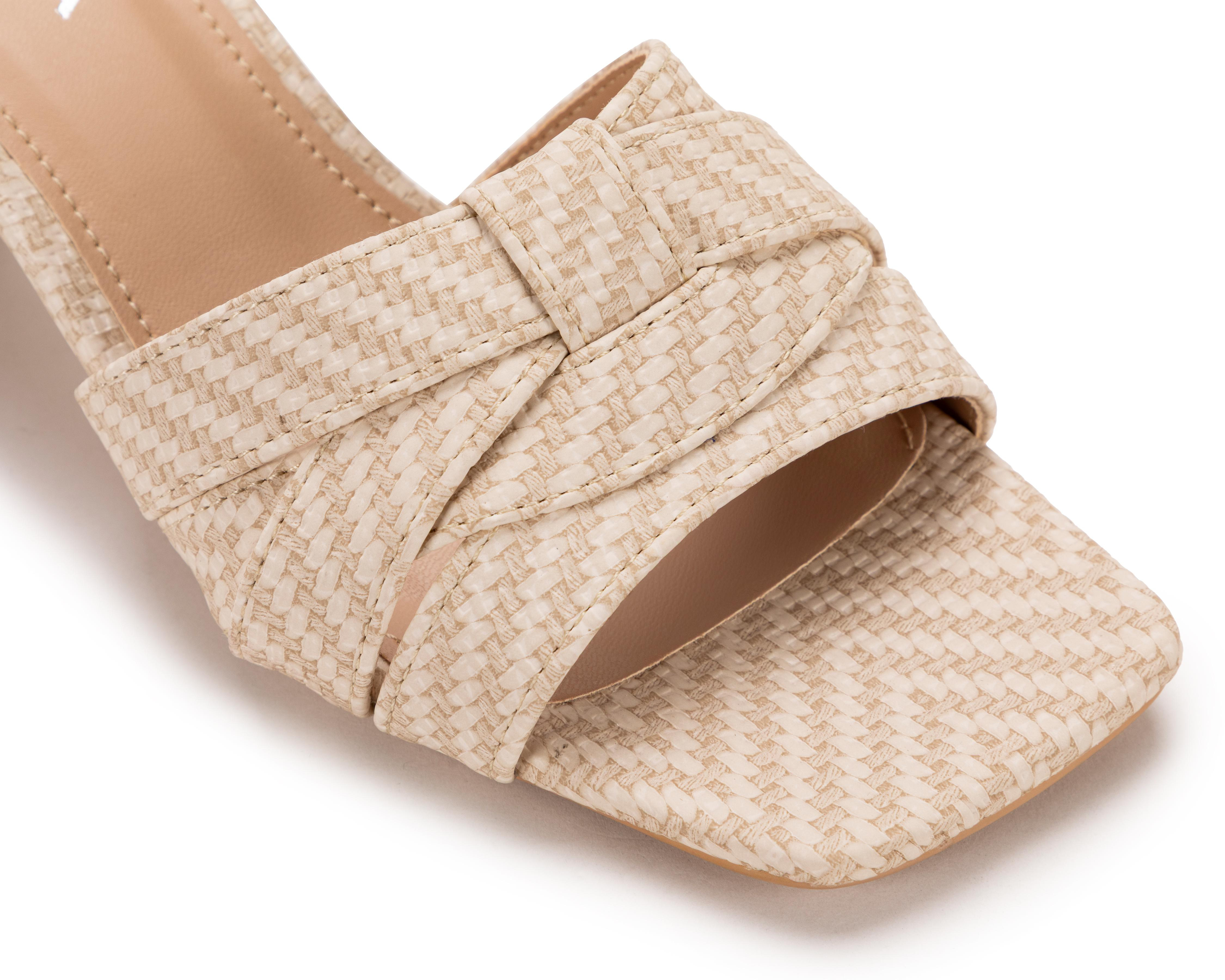 Foto 7 pulgar | Sandalias de Tacón Sahara para Mujer
