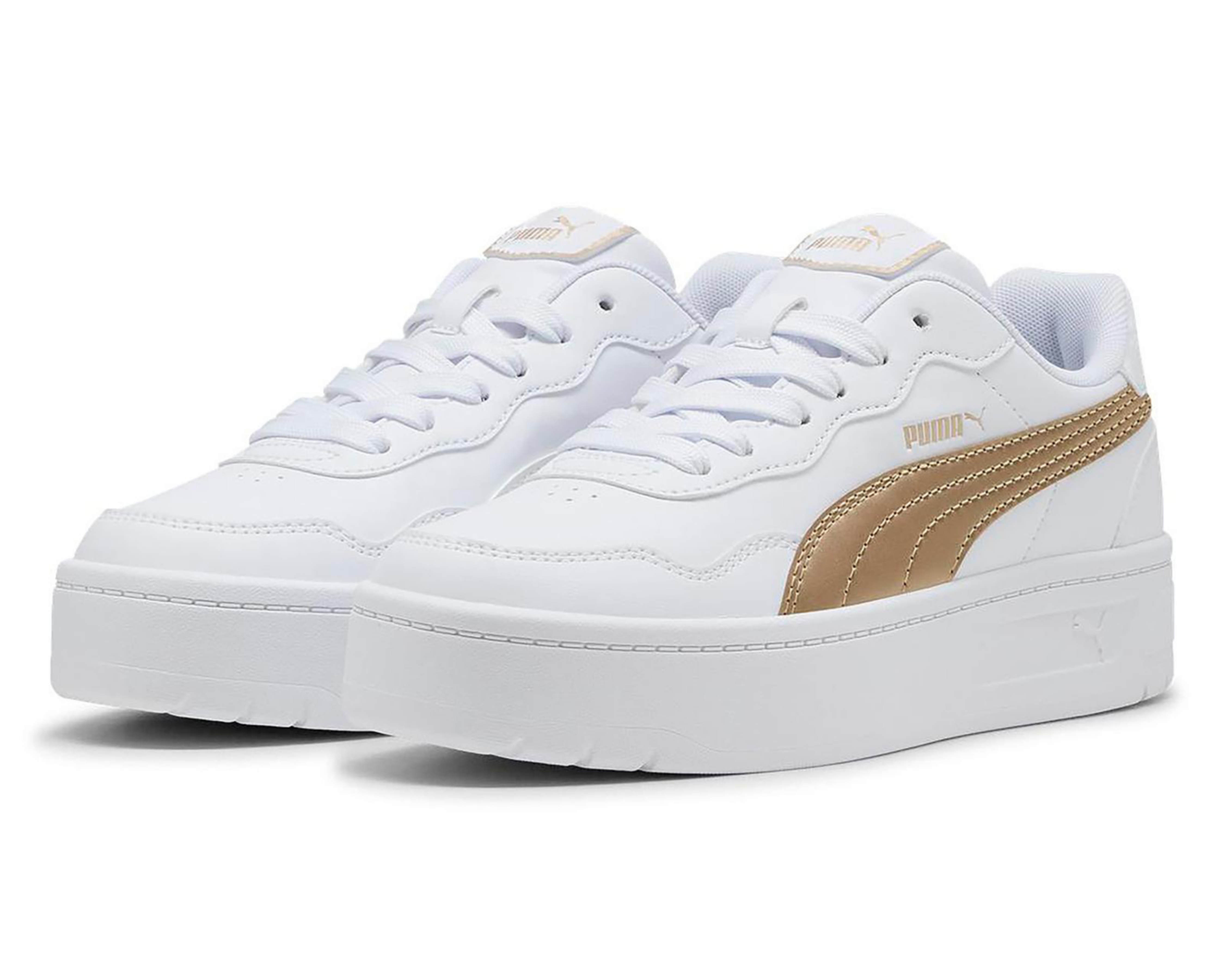Foto 2 pulgar | Tenis Puma Court Lally Skye DayINight para Mujer