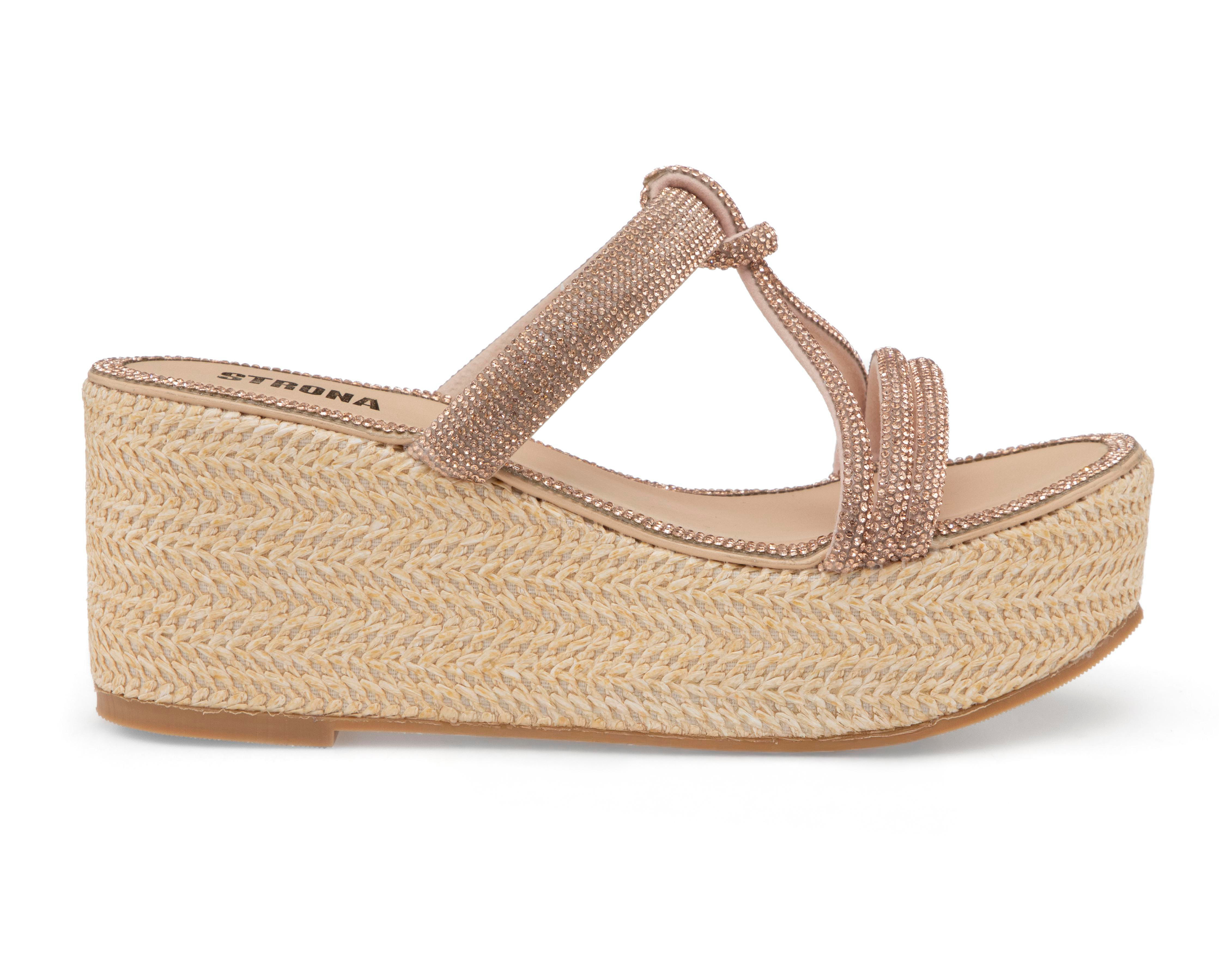 Foto 3 pulgar | Sandalias Casuales Strona para Mujer