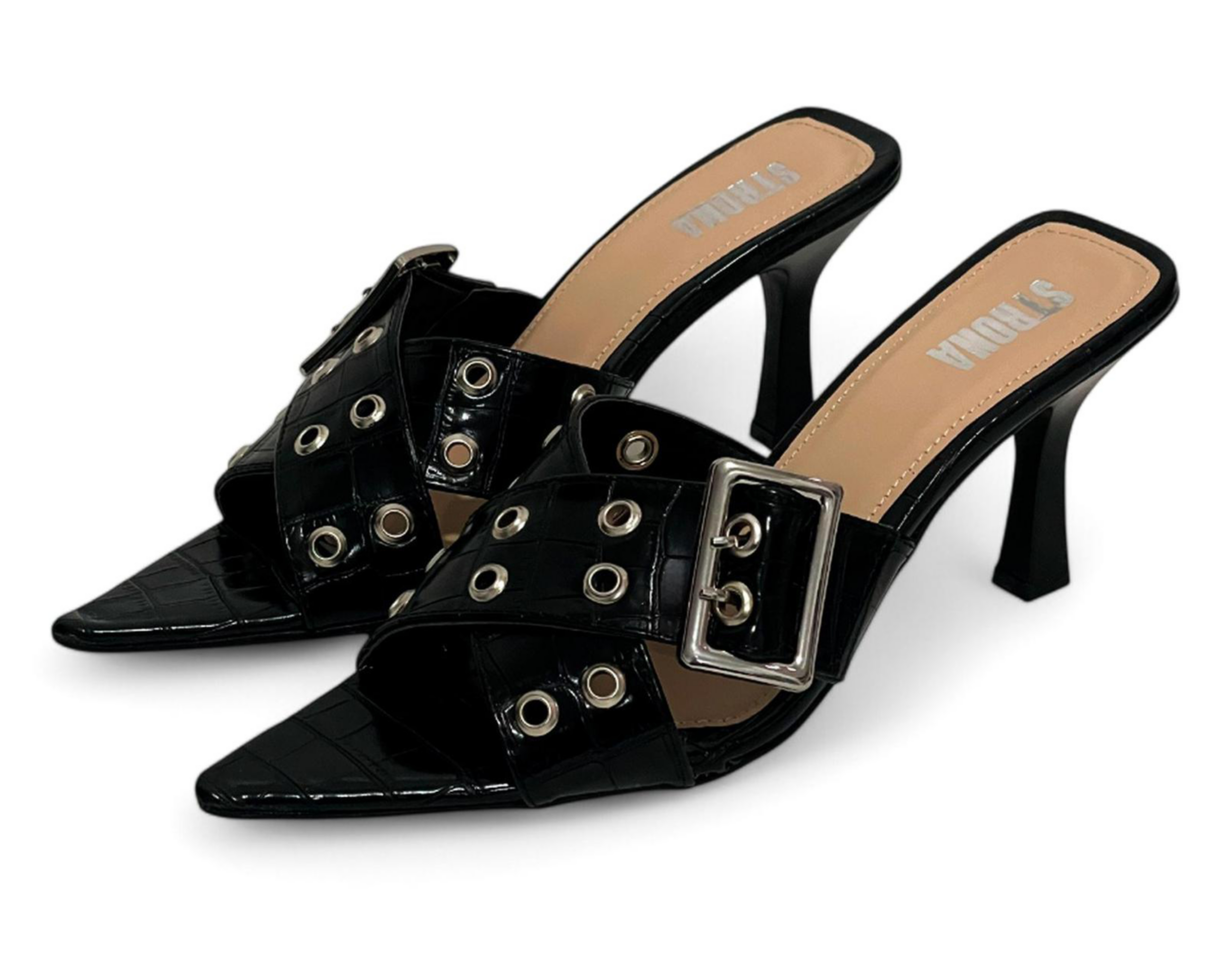 Foto 2 pulgar | Sandalias de Tacón Strona para Mujer