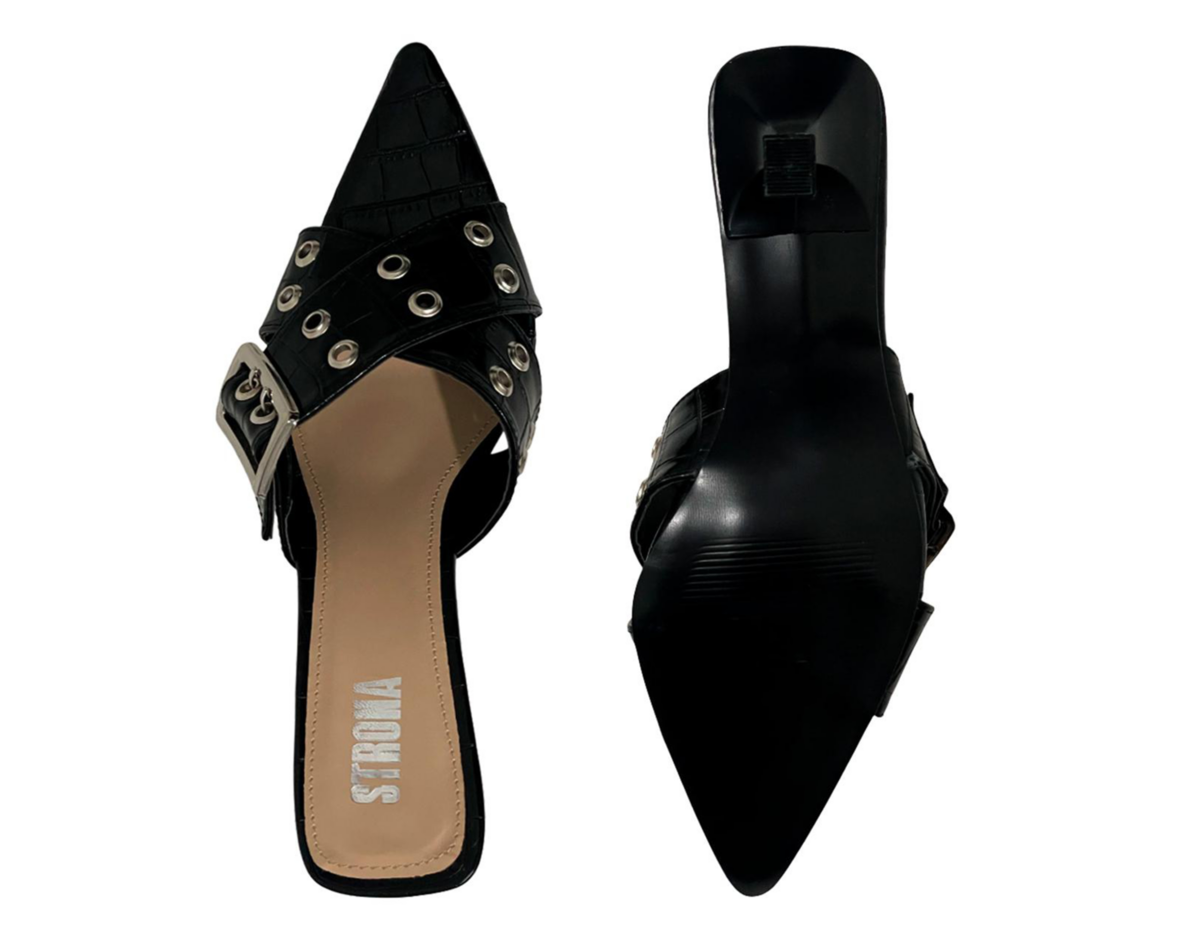 Foto 3 pulgar | Sandalias de Tacón Strona para Mujer