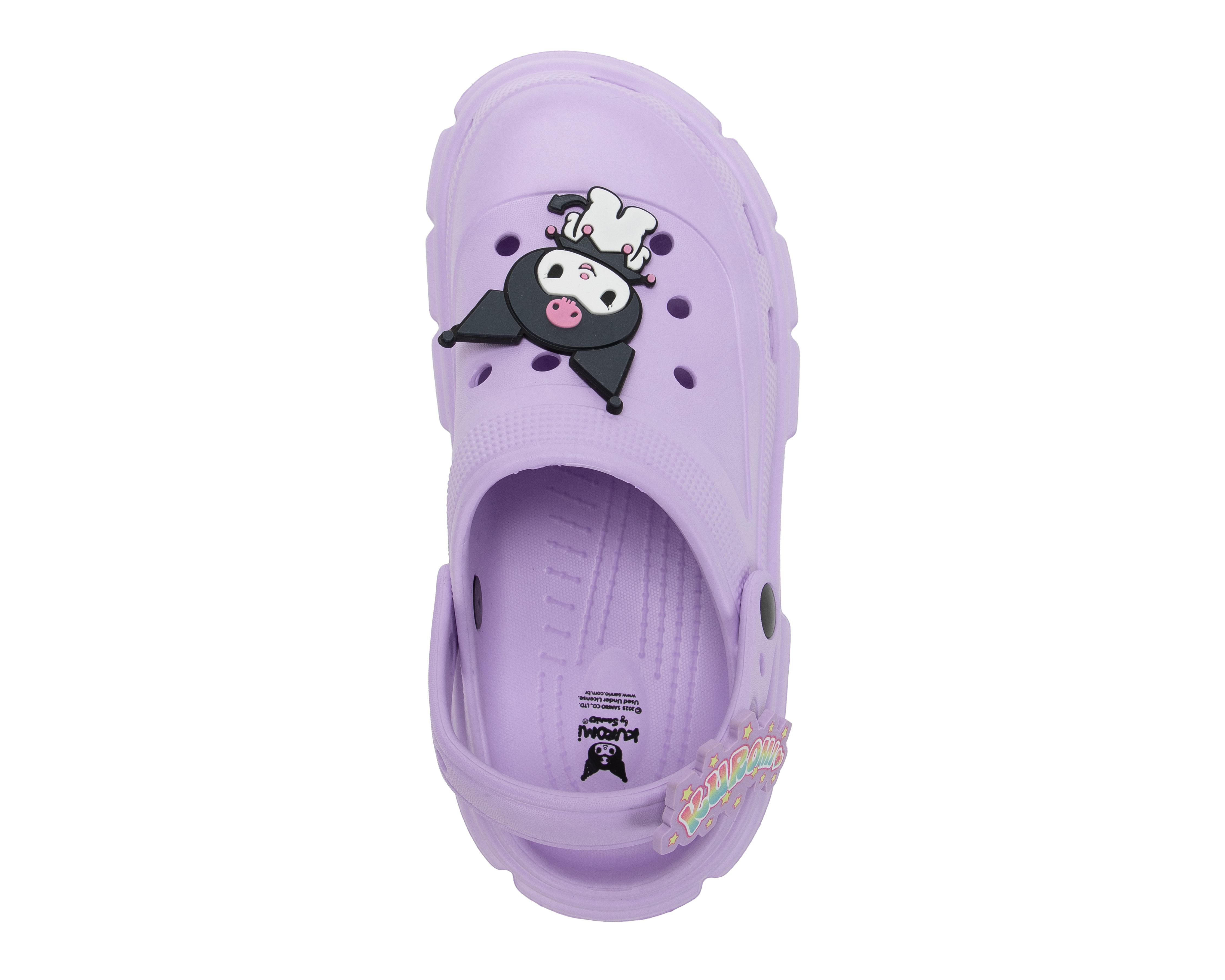 Foto 6 pulgar | Sandalias de Playa Kuromi para Mujer