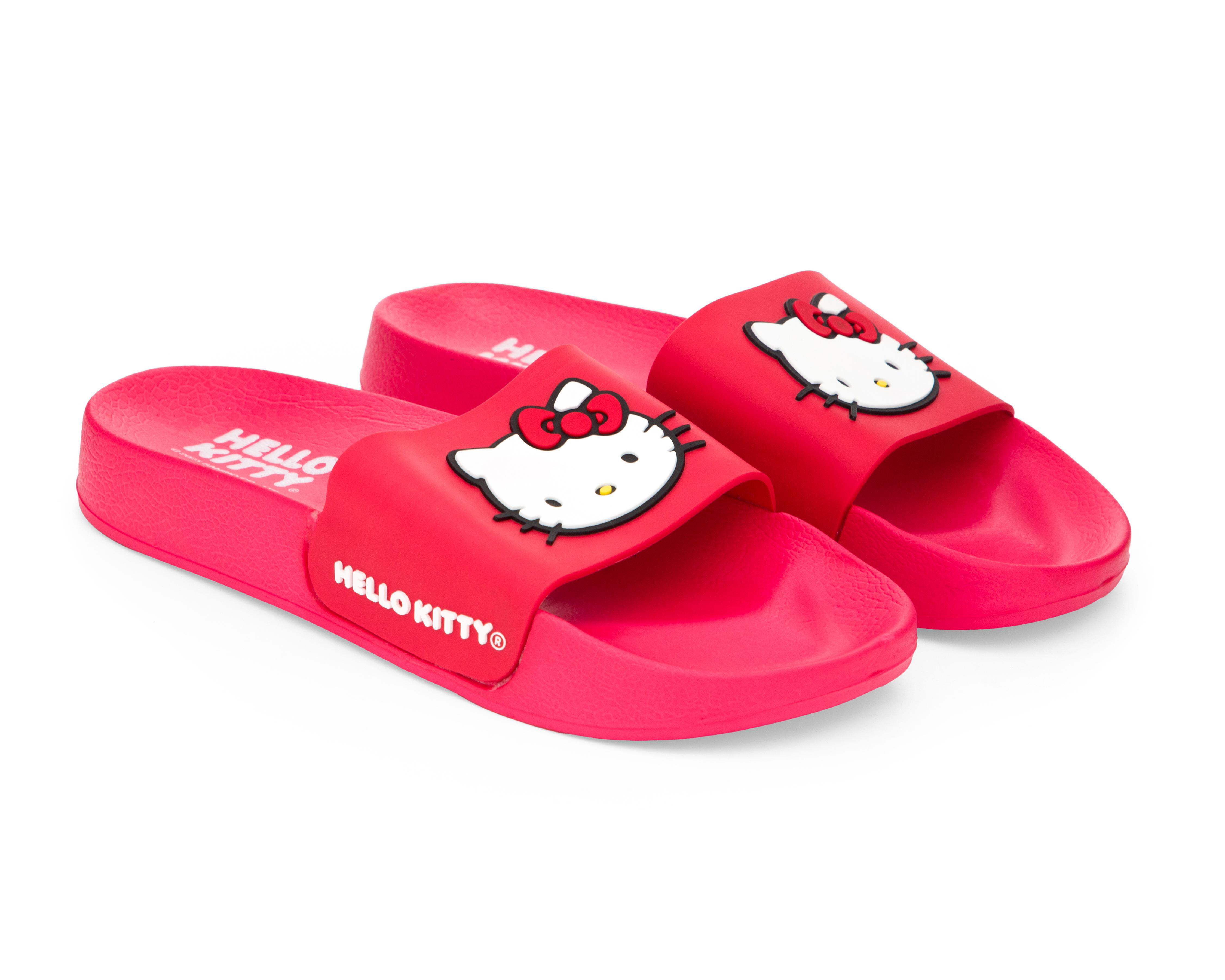 Foto 2 pulgar | Sandalias de Playa Hello Kitty para Mujer