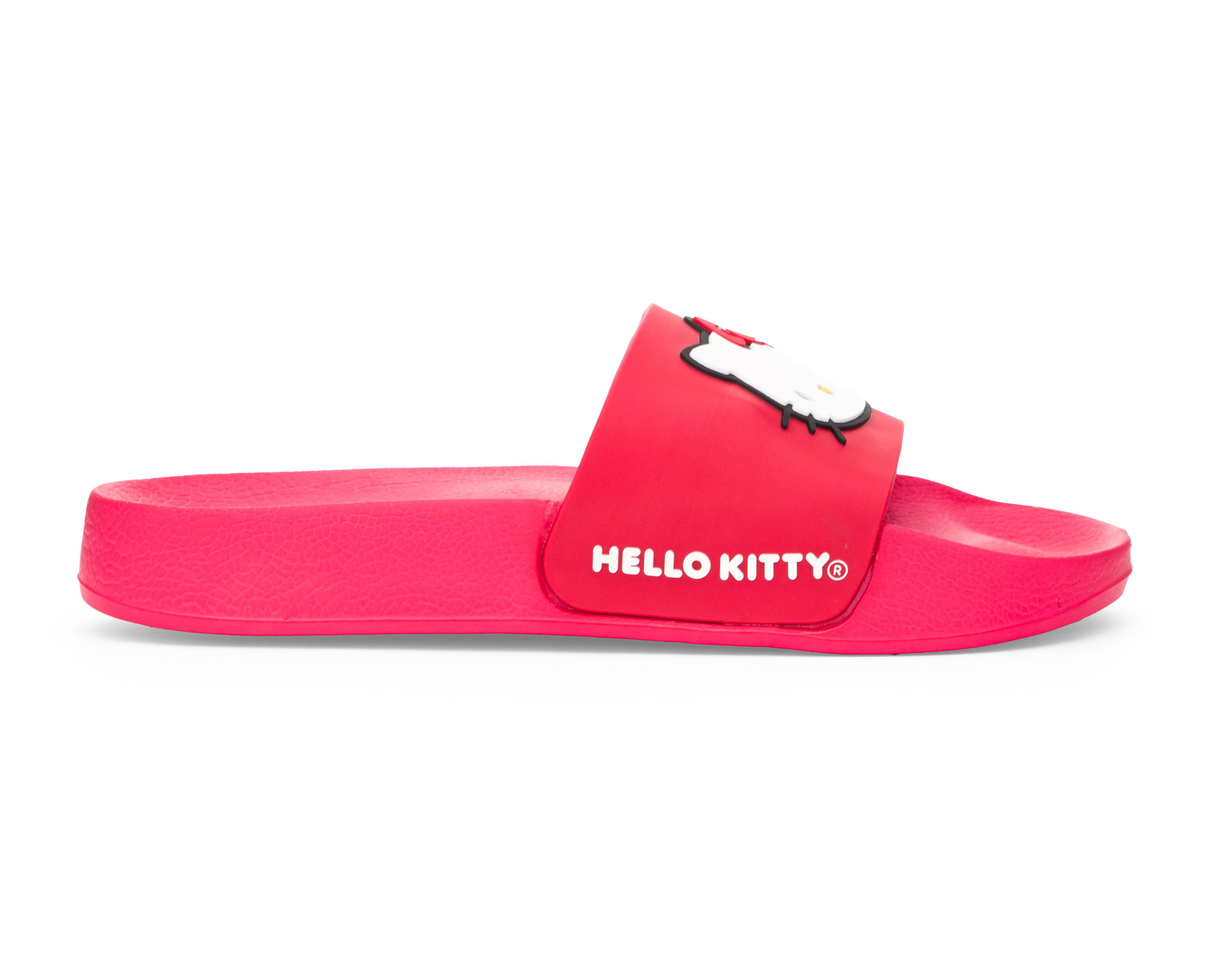 Foto 3 pulgar | Sandalias de Playa Hello Kitty para Mujer
