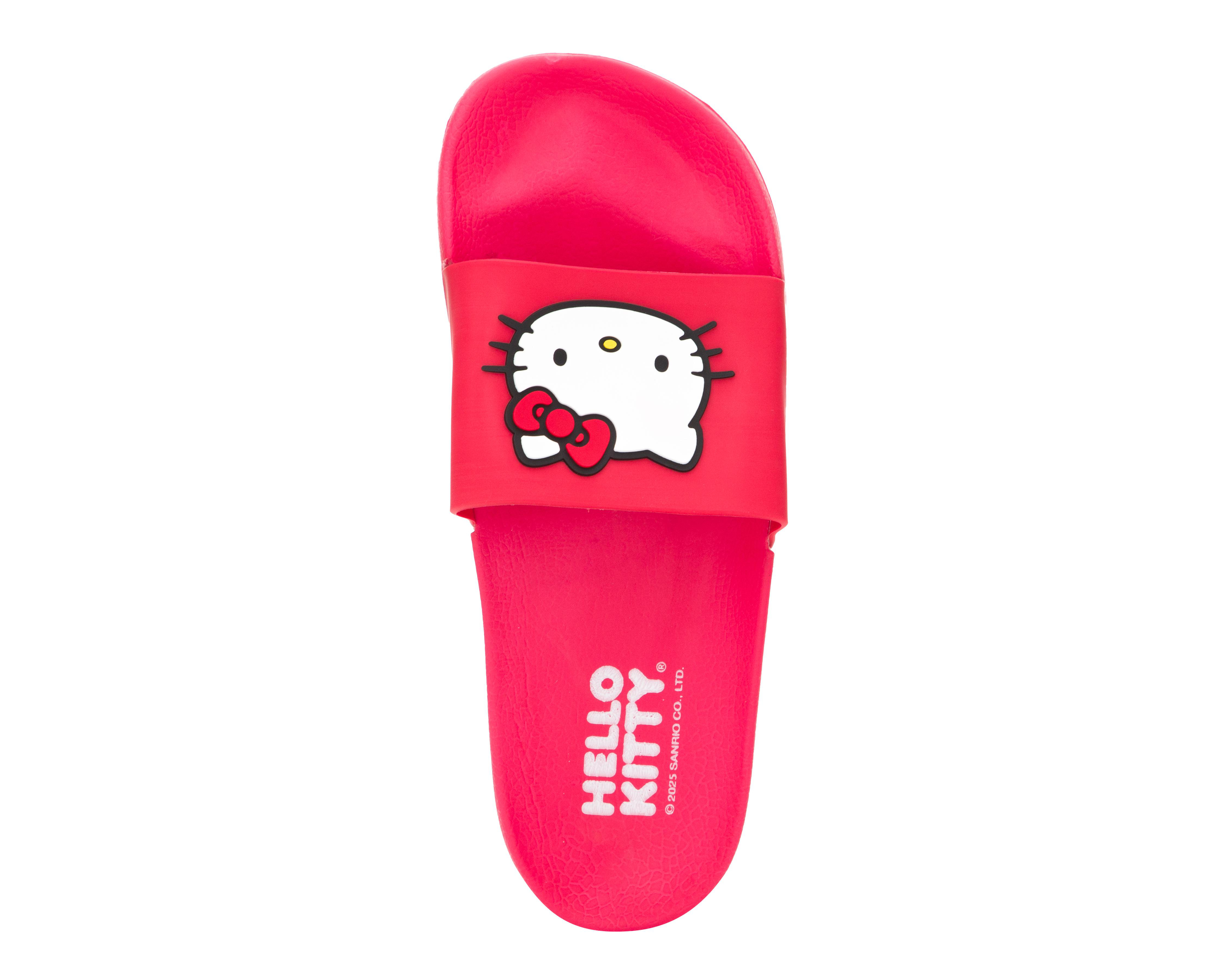 Foto 6 pulgar | Sandalias de Playa Hello Kitty para Mujer