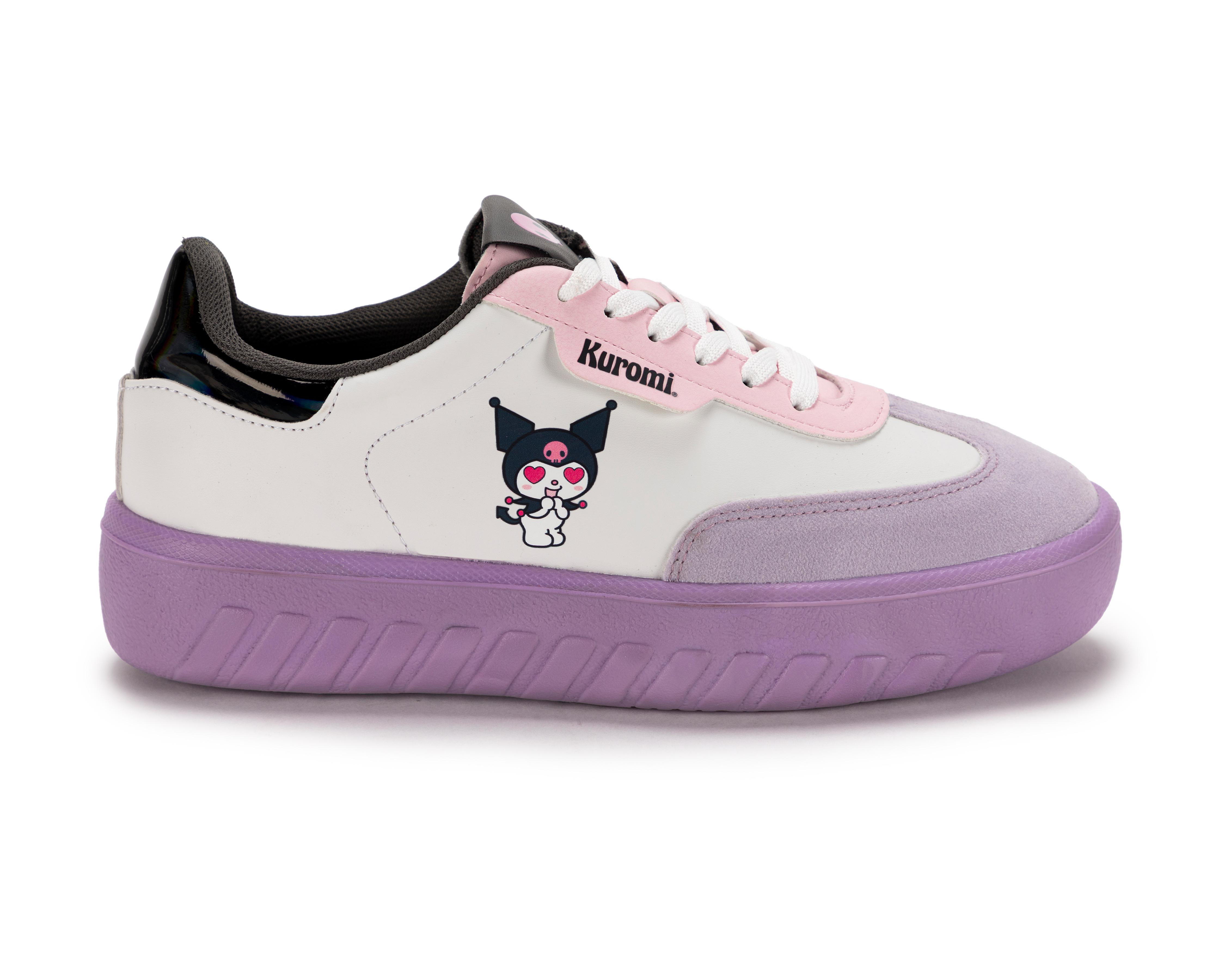 Foto 3 pulgar | Tenis Casuales Kuromi para Mujer