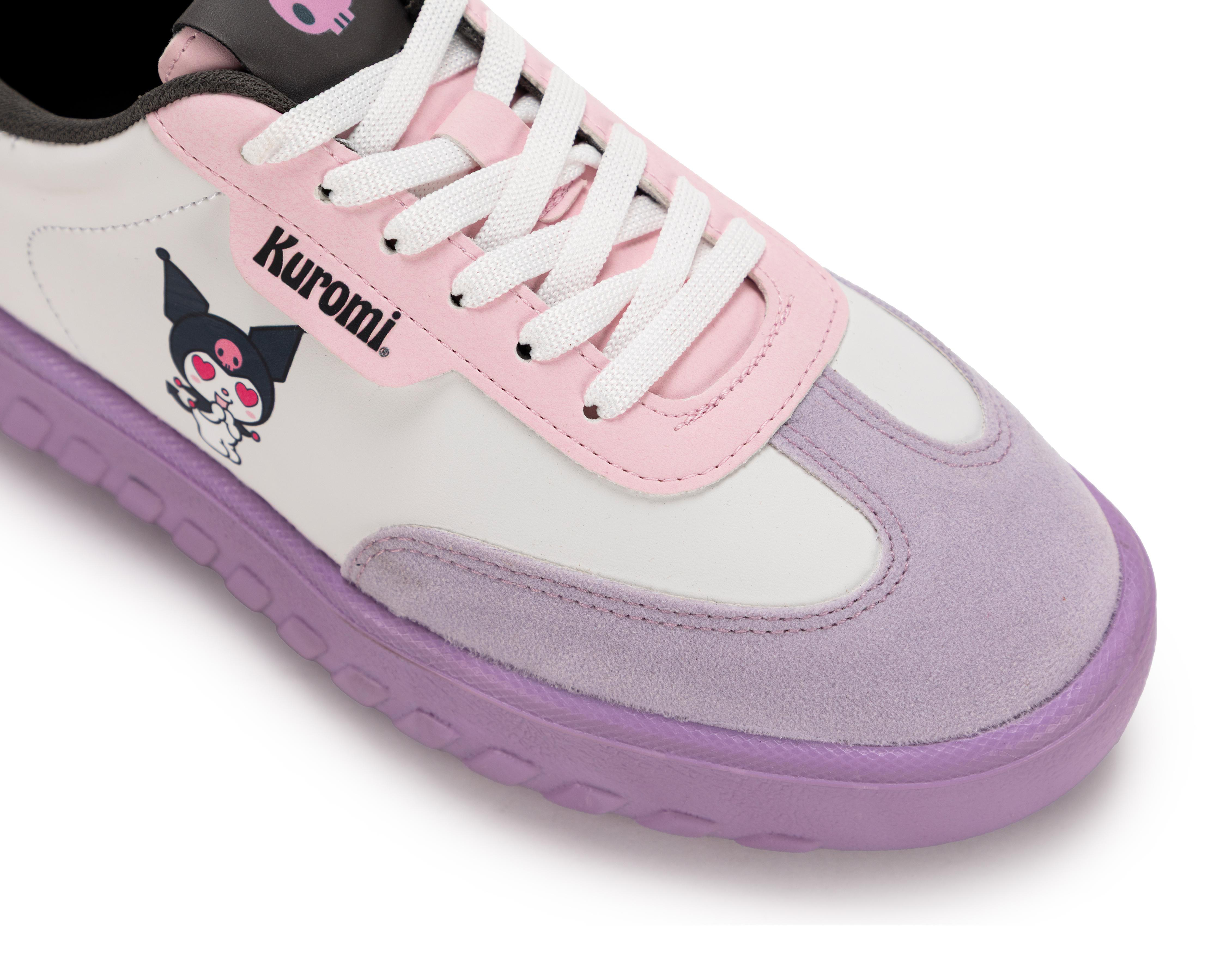 Foto 7 pulgar | Tenis Casuales Kuromi para Mujer