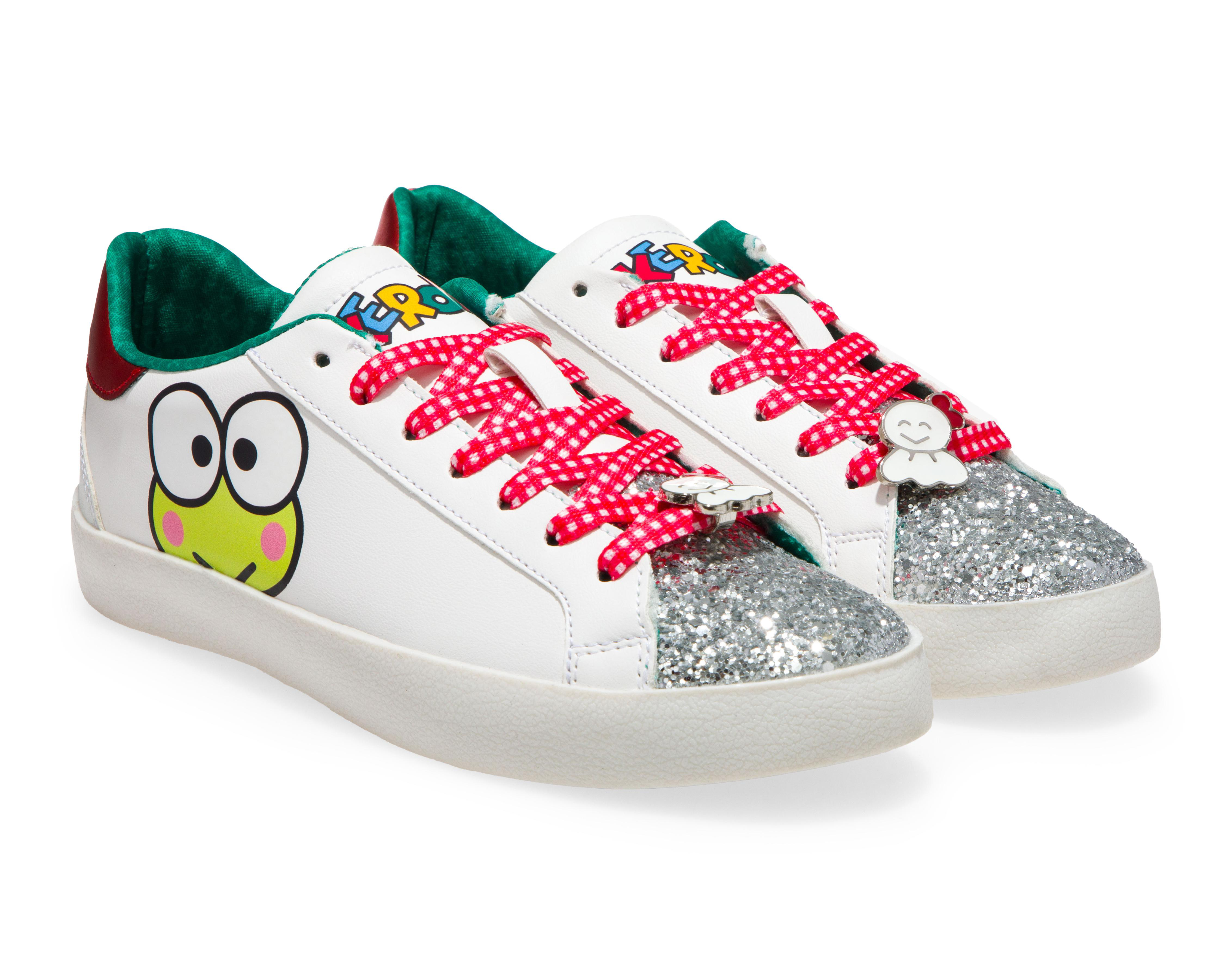 Tenis Casuales Hello Kitty Keroppi para Mujer