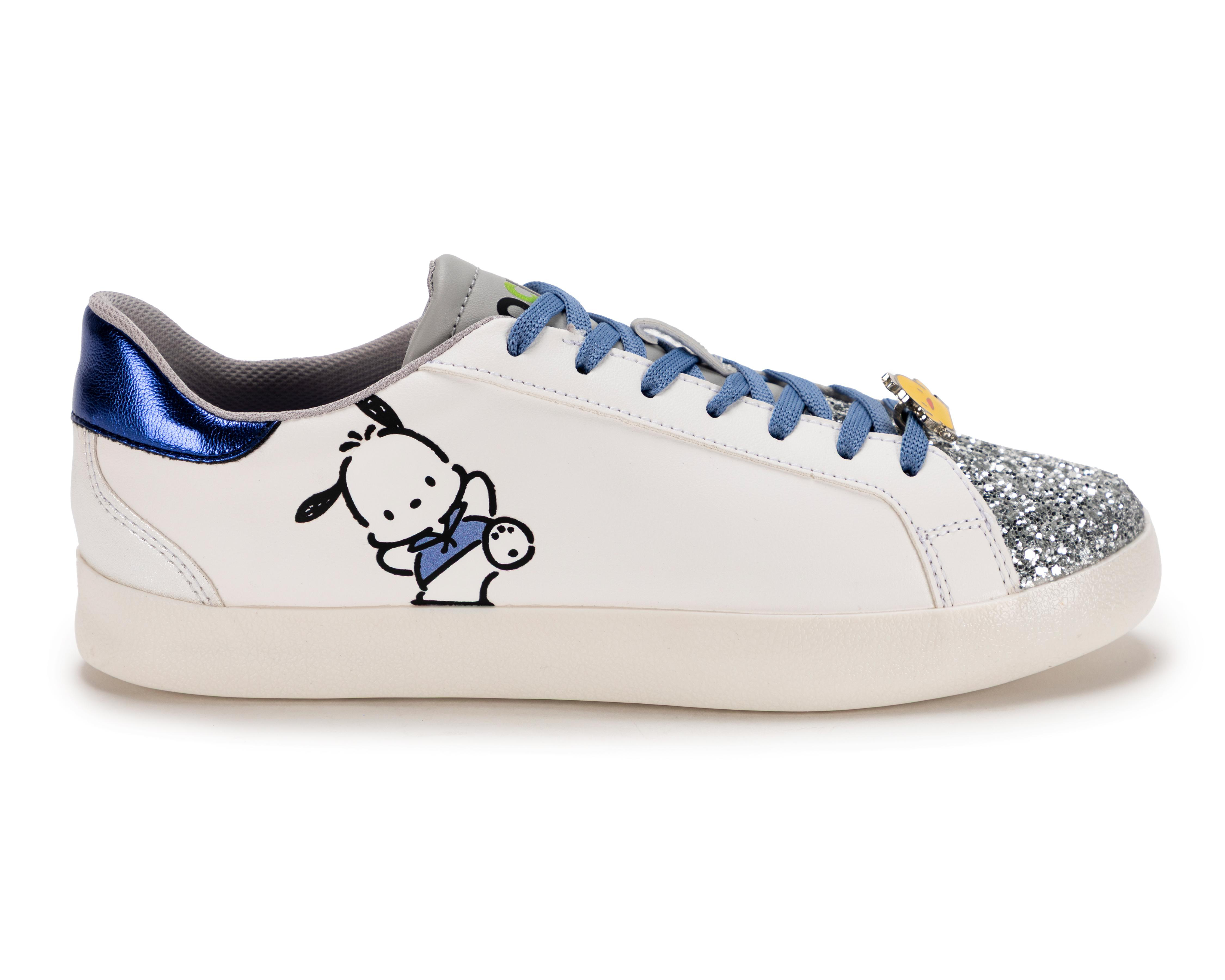 Foto 3 pulgar | Tenis Casuales Hello Kitty Pochacco para Mujer