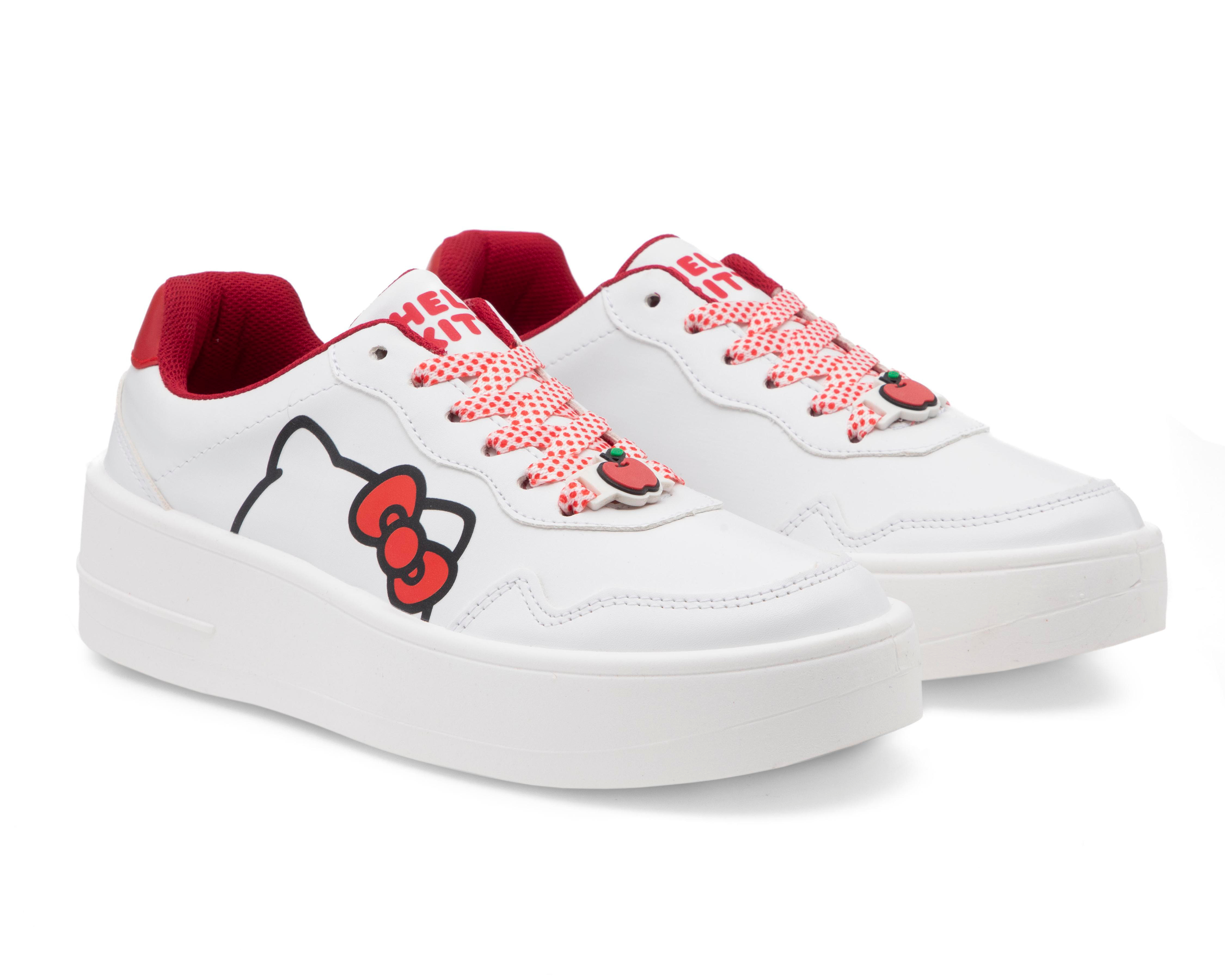 Foto 2 pulgar | Tenis Casuales Hello Kitty para Mujer