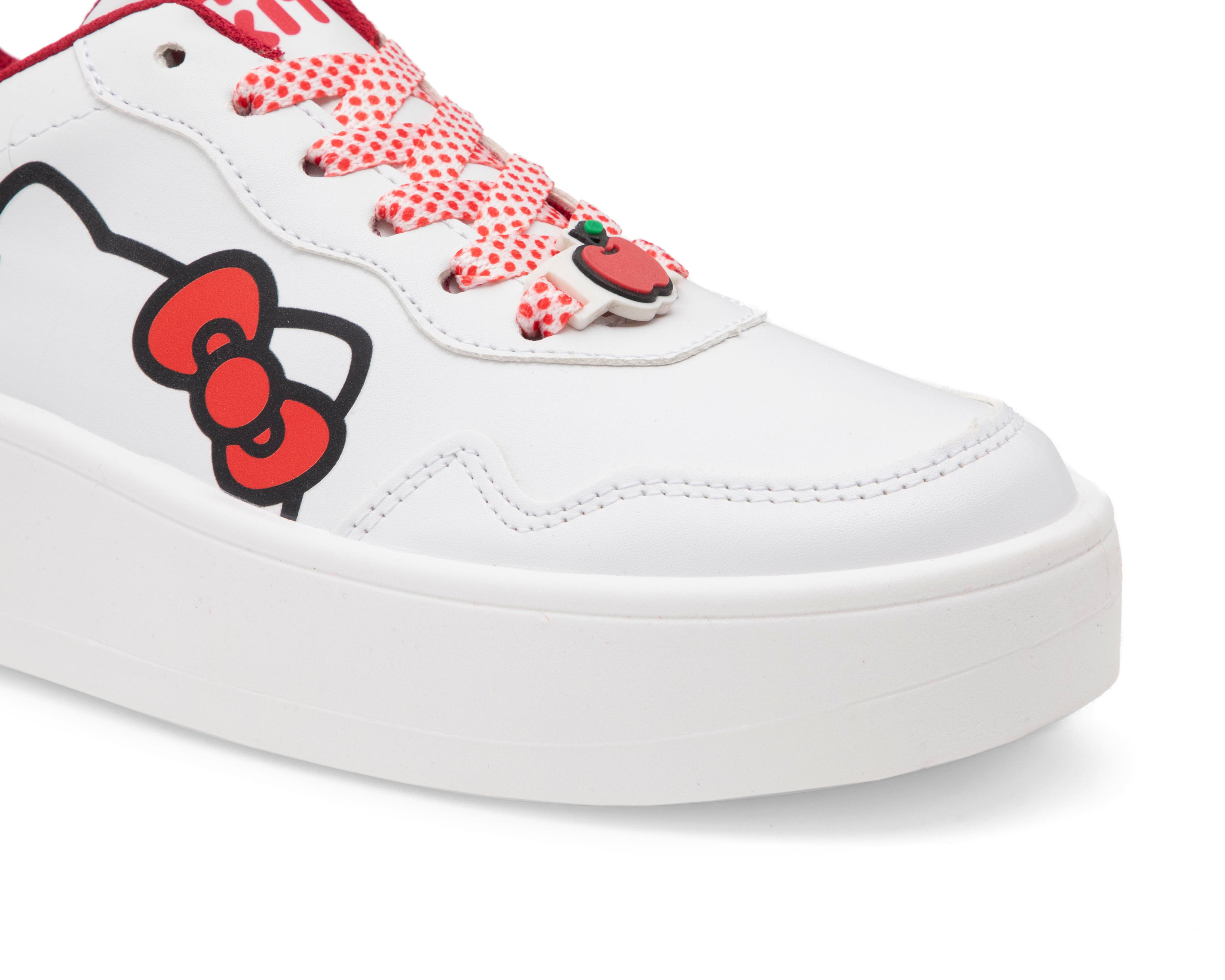 Foto 7 pulgar | Tenis Casuales Hello Kitty para Mujer