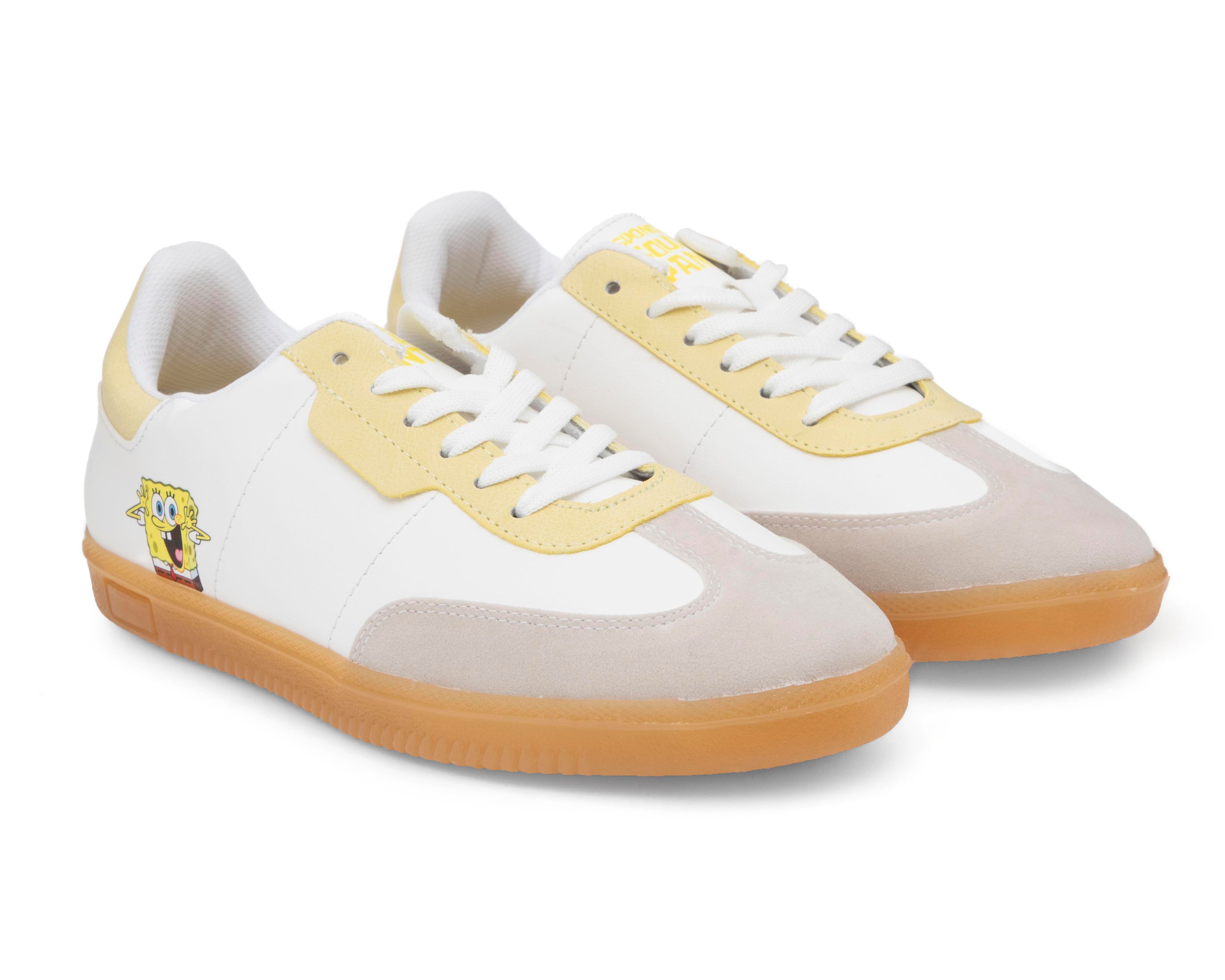 Tenis Casuales Bob Esponja para Mujer