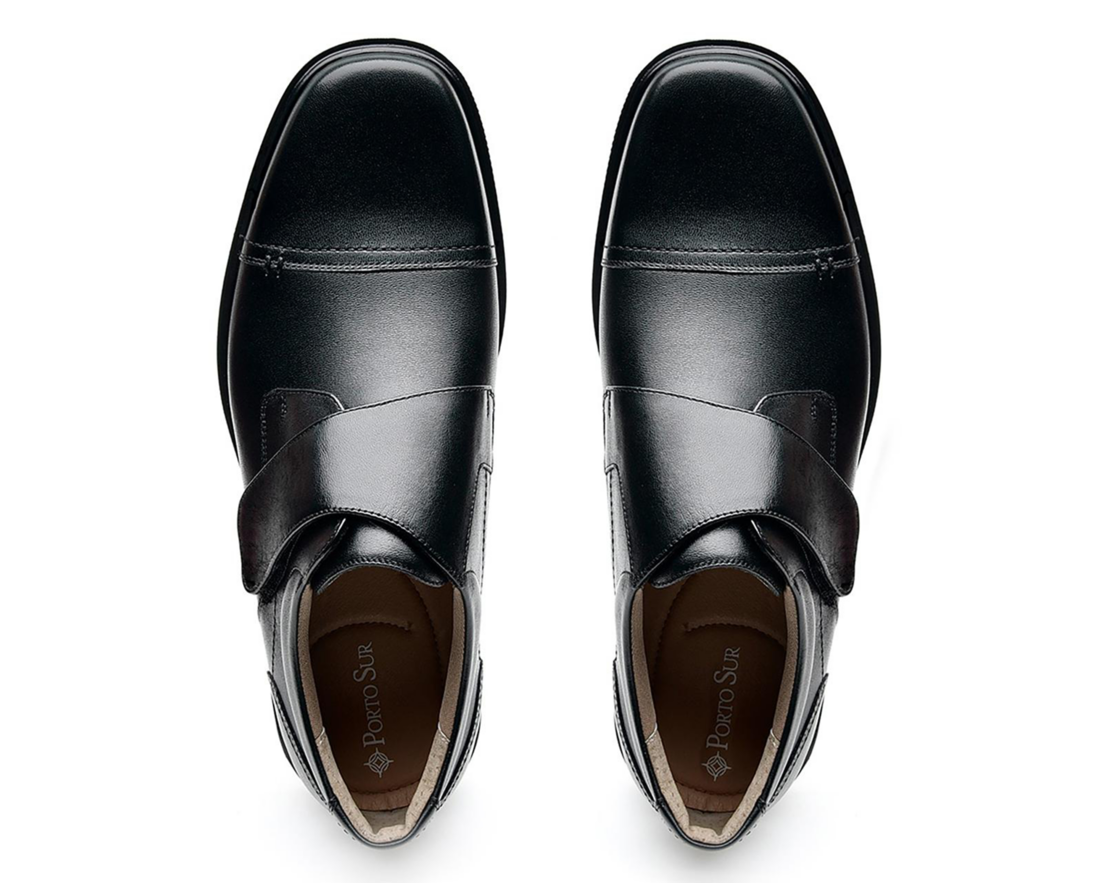 Foto 4 pulgar | Zapatos Confort Lobo Solo de Piel para Hombre