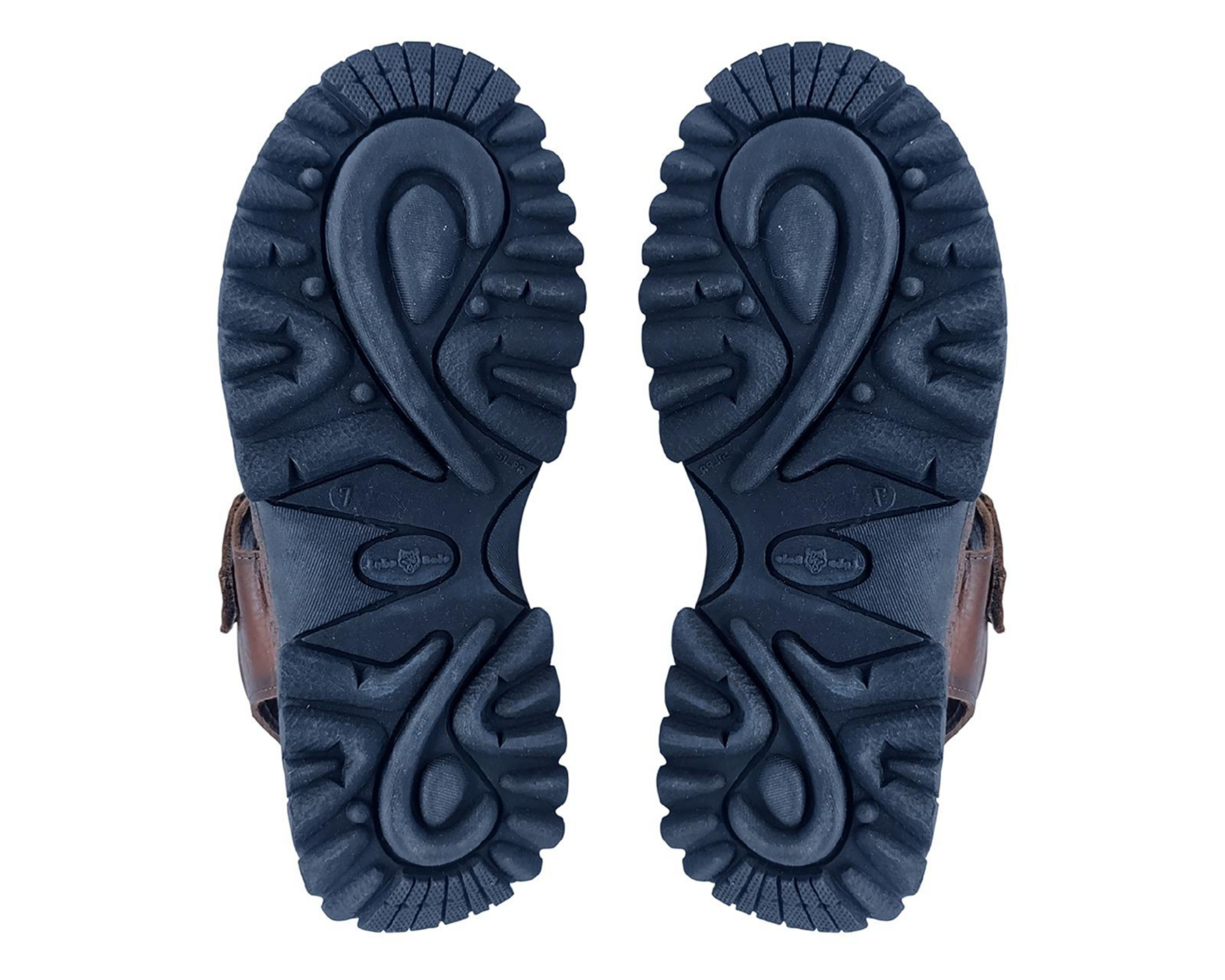 Foto 3 pulgar | Sandalias Confort Lobo Solo de Piel para Hombre
