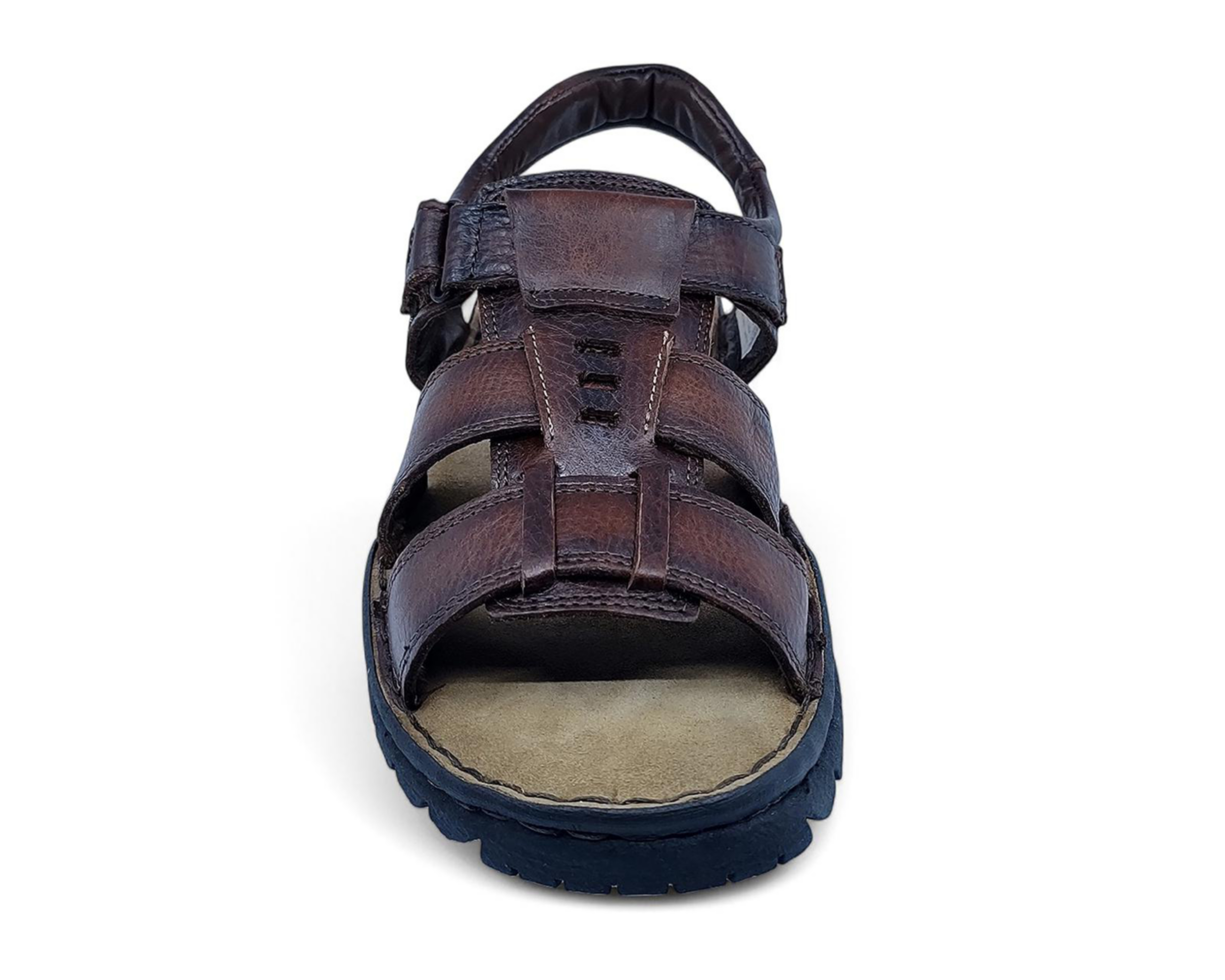 Foto 5 | Sandalias Confort Lobo Solo de Piel para Hombre