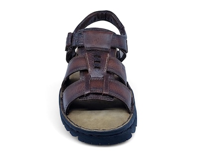Foto 5 | Sandalias Confort Lobo Solo de Piel para Hombre