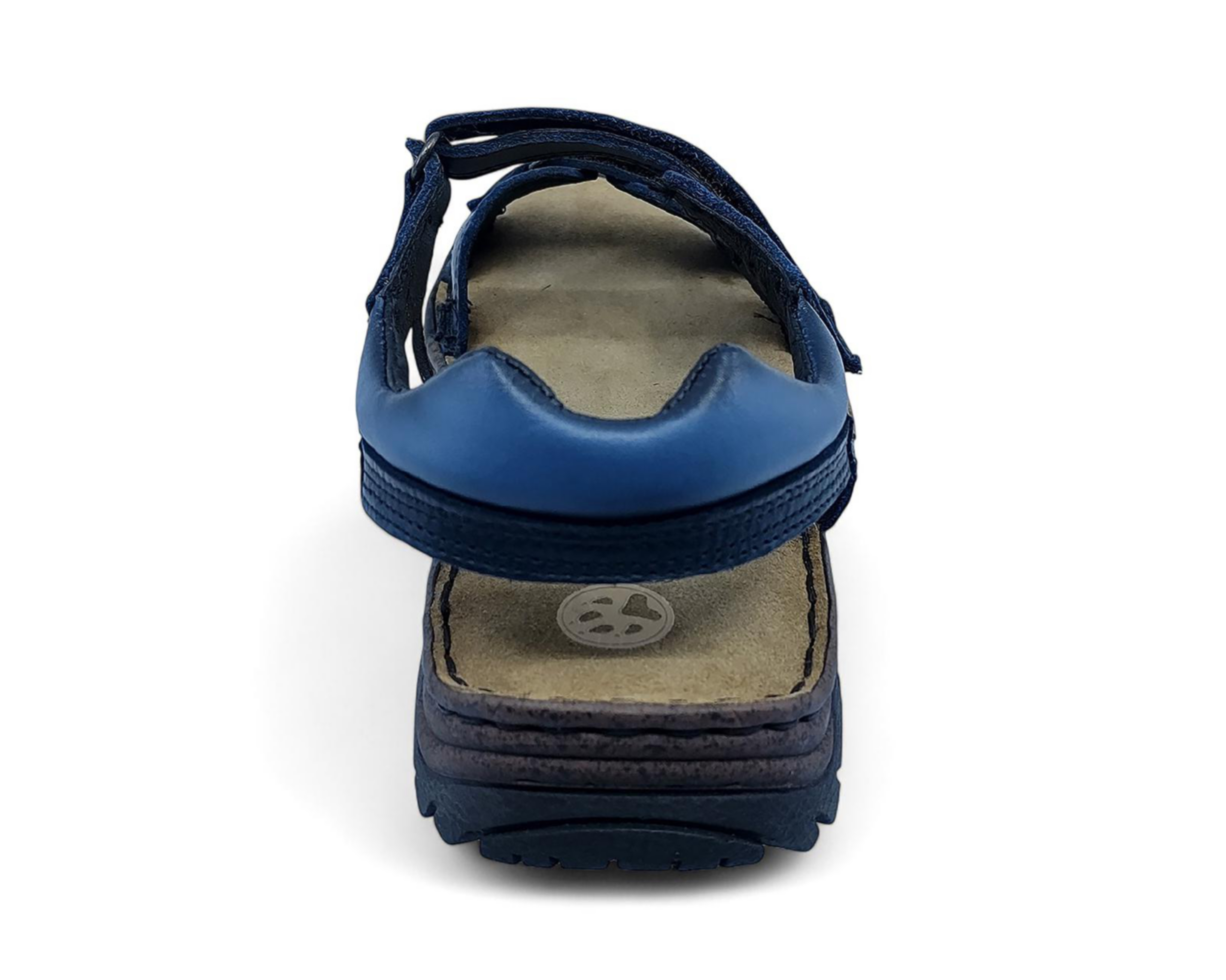 Foto 7 pulgar | Sandalias Confort Lobo Solo de Piel para Hombre