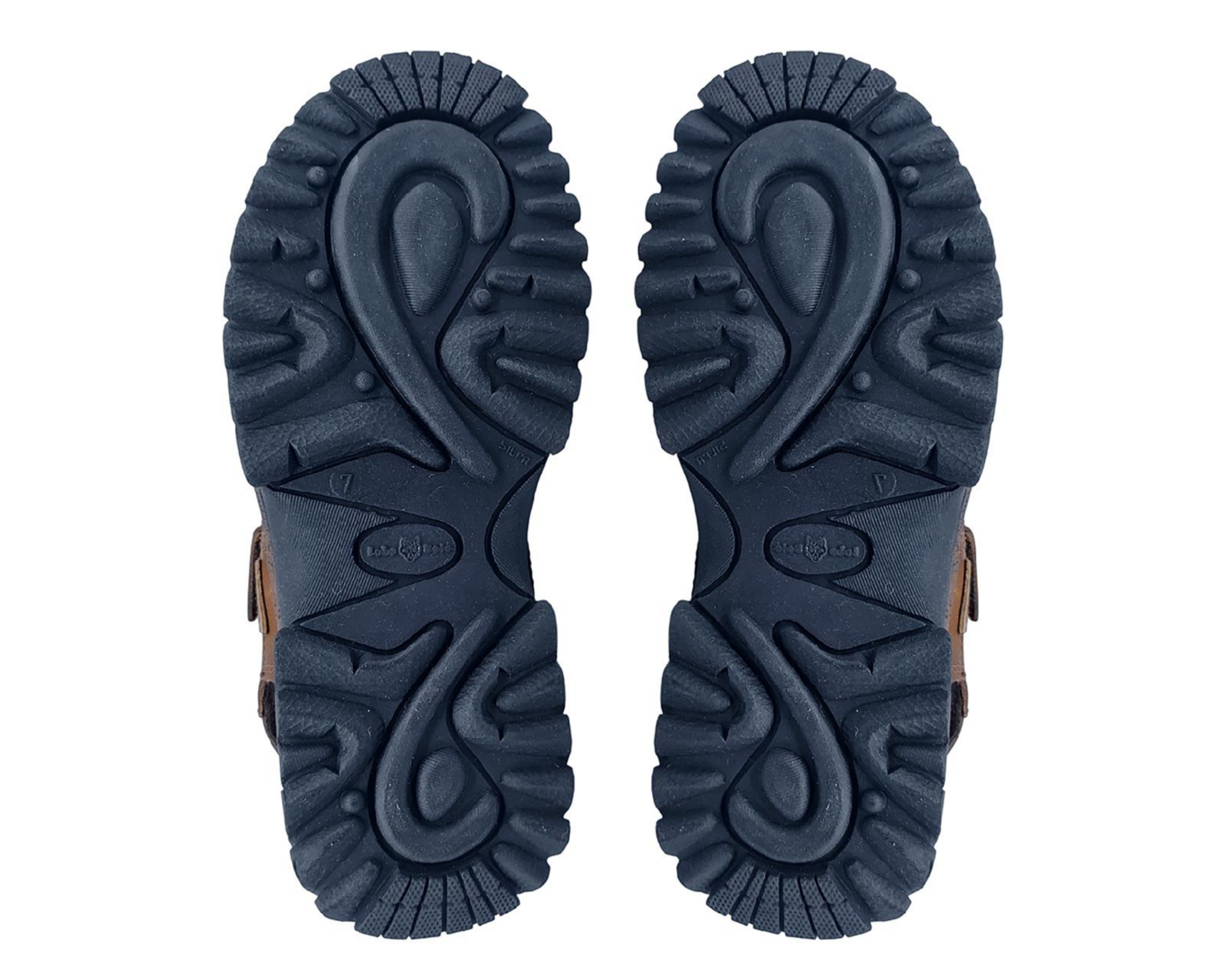 Foto 3 pulgar | Sandalias Confort Lobo Solo de Piel para Hombre