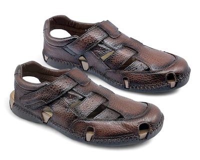 Foto 1 | Sandalias de Playa Lobo Solo de Piel para Hombre