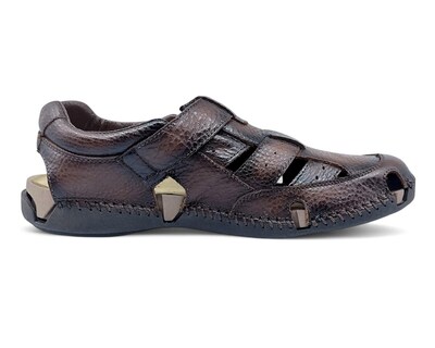Foto 4 | Sandalias de Playa Lobo Solo de Piel para Hombre