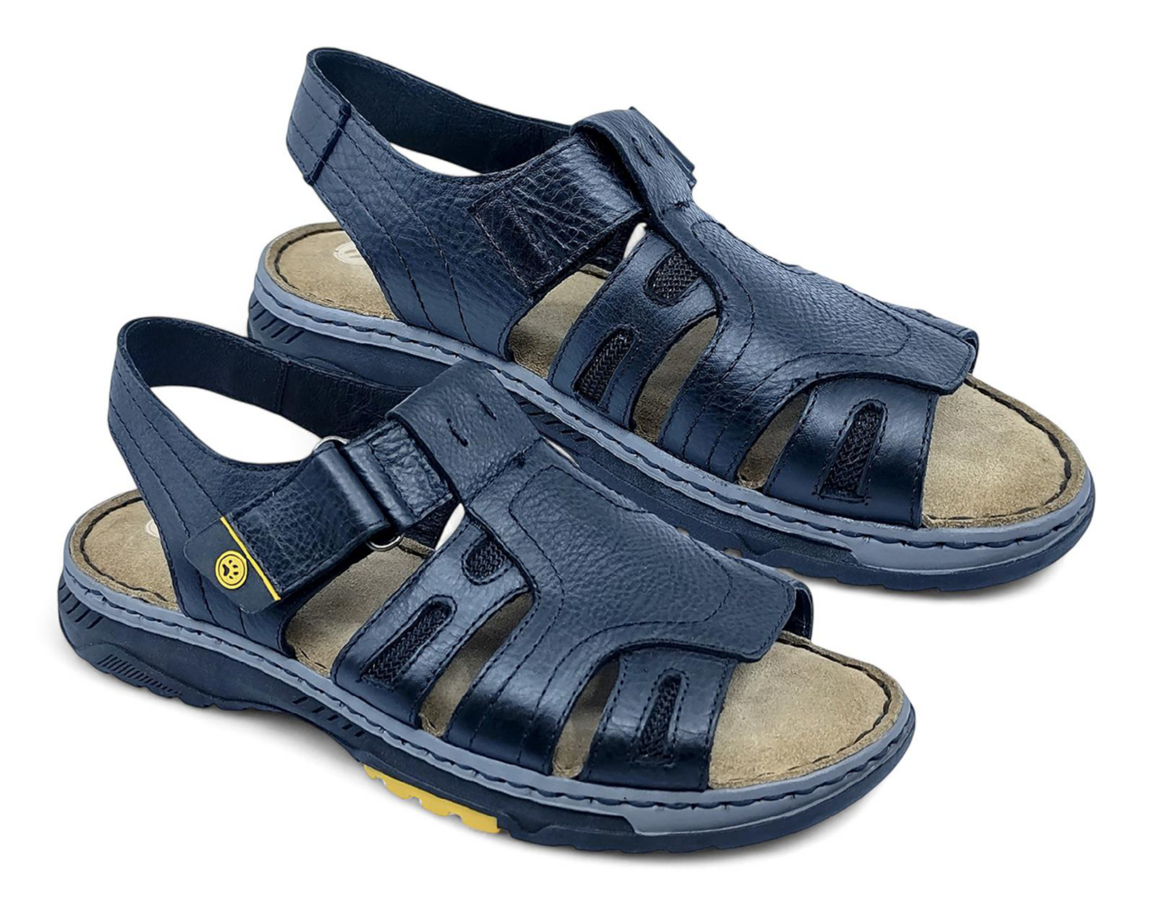 Foto 1 | Sandalias de Playa Lobo Solo de Piel para Hombre
