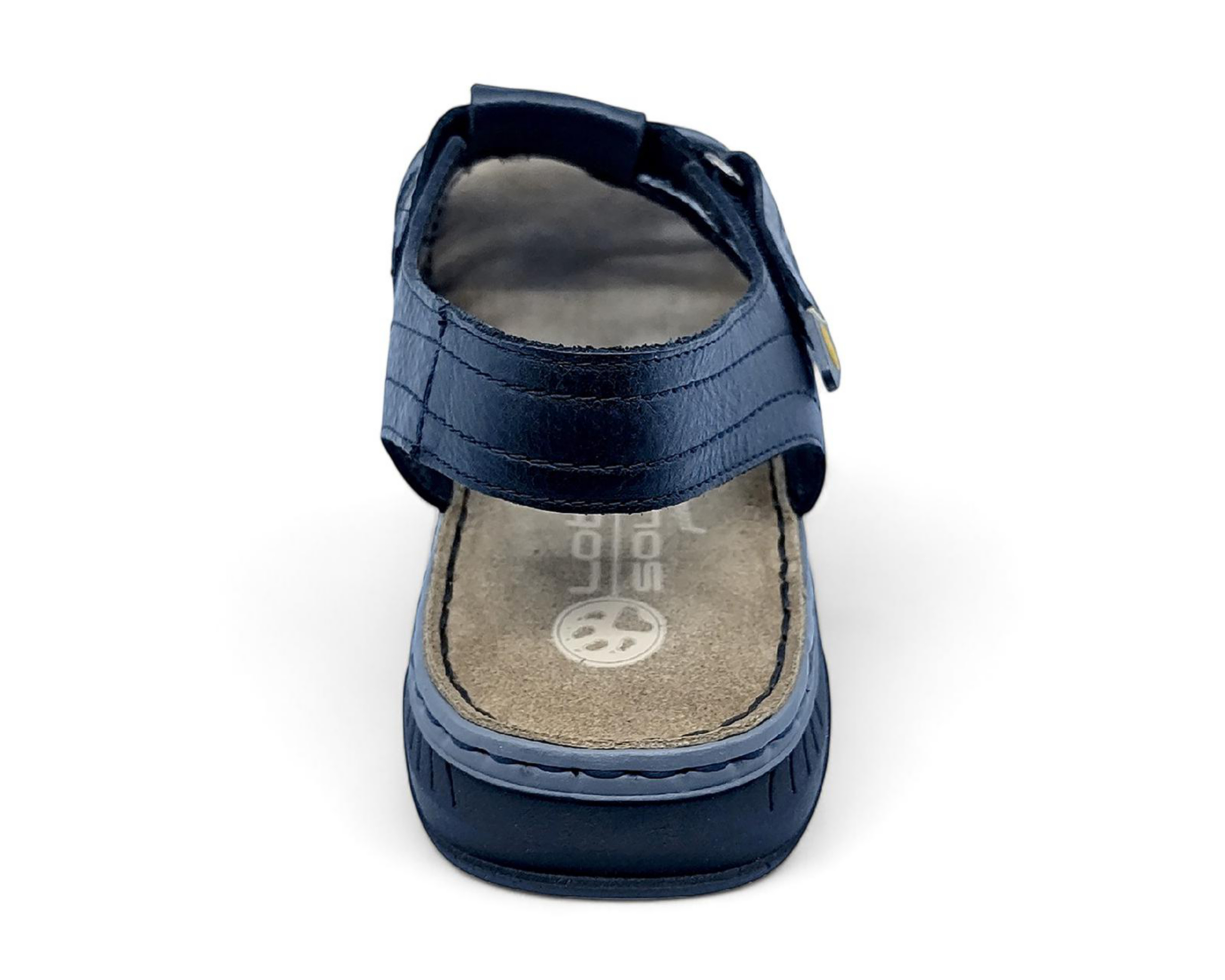 Foto 7 pulgar | Sandalias de Playa Lobo Solo de Piel para Hombre