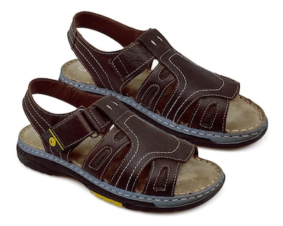 Foto 1 | Sandalias de Playa Lobo Solo de Piel para Hombre