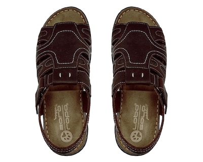 Foto 3 | Sandalias de Playa Lobo Solo de Piel para Hombre