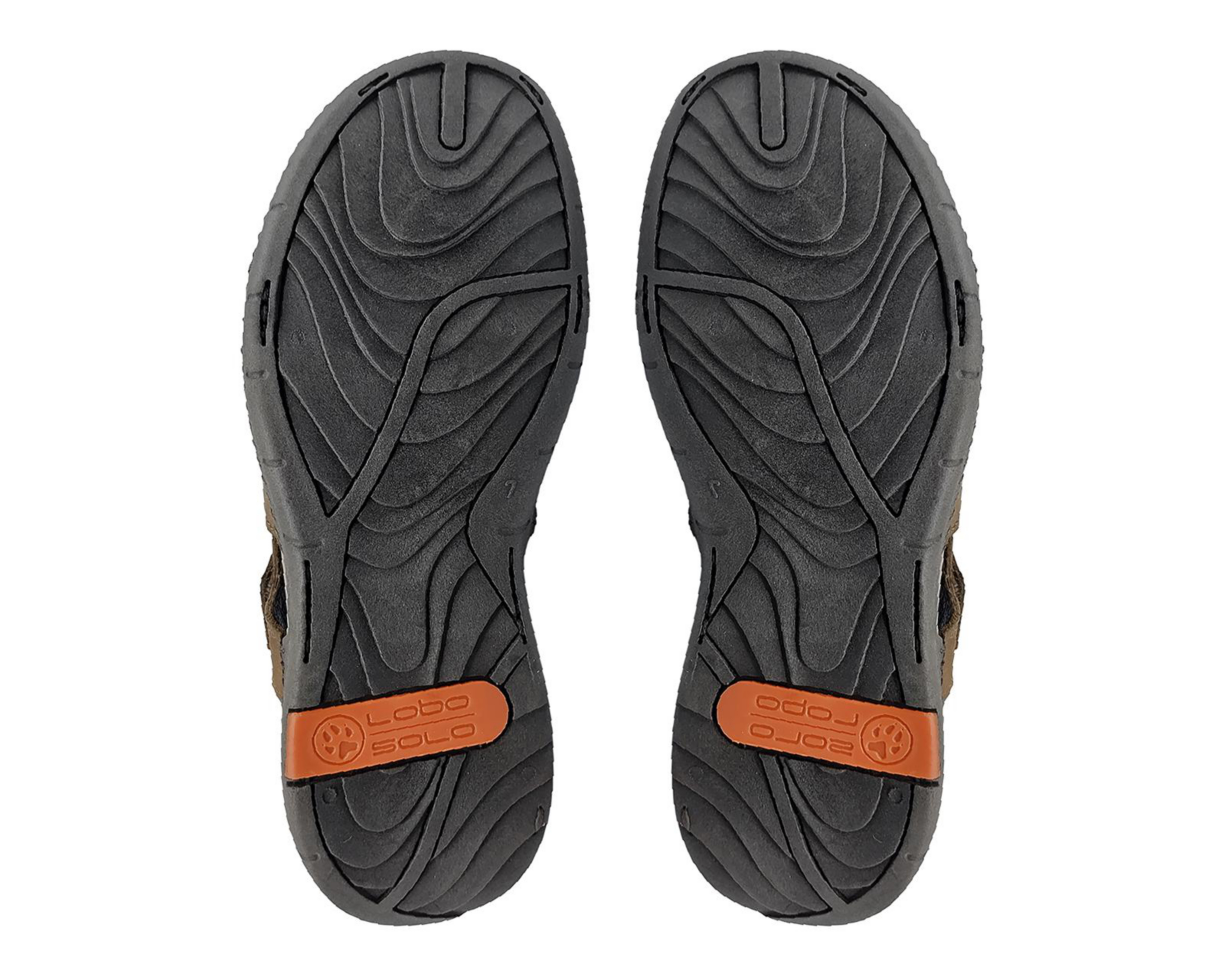 Foto 3 pulgar | Sandalias de Playa Lobo Solo de Piel para Hombre