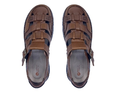 Foto 3 | Sandalias de Playa Lobo Solo de Piel para Hombre