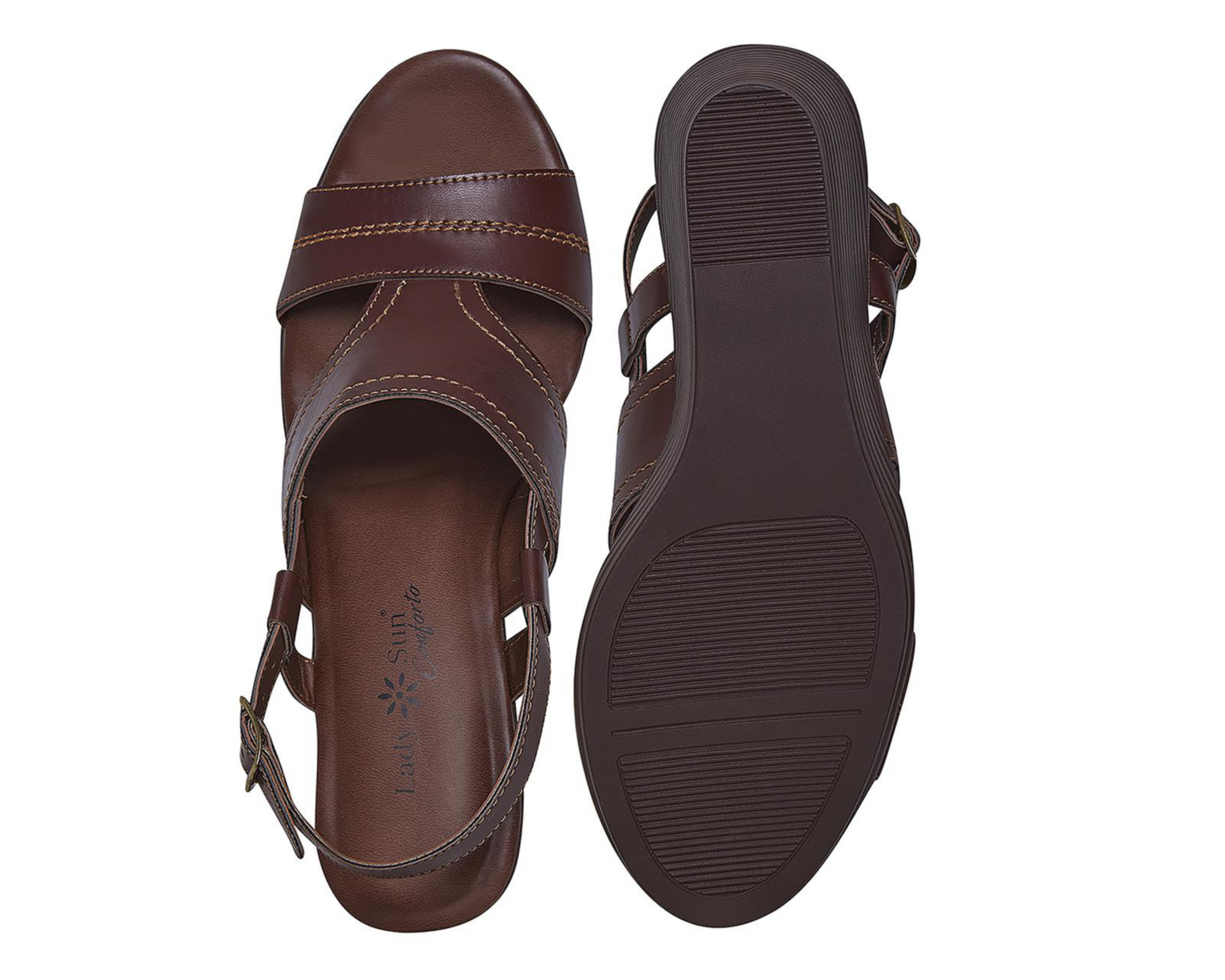 Foto 3 pulgar | Sandalias Confort Lady Sun Conforto para Mujer