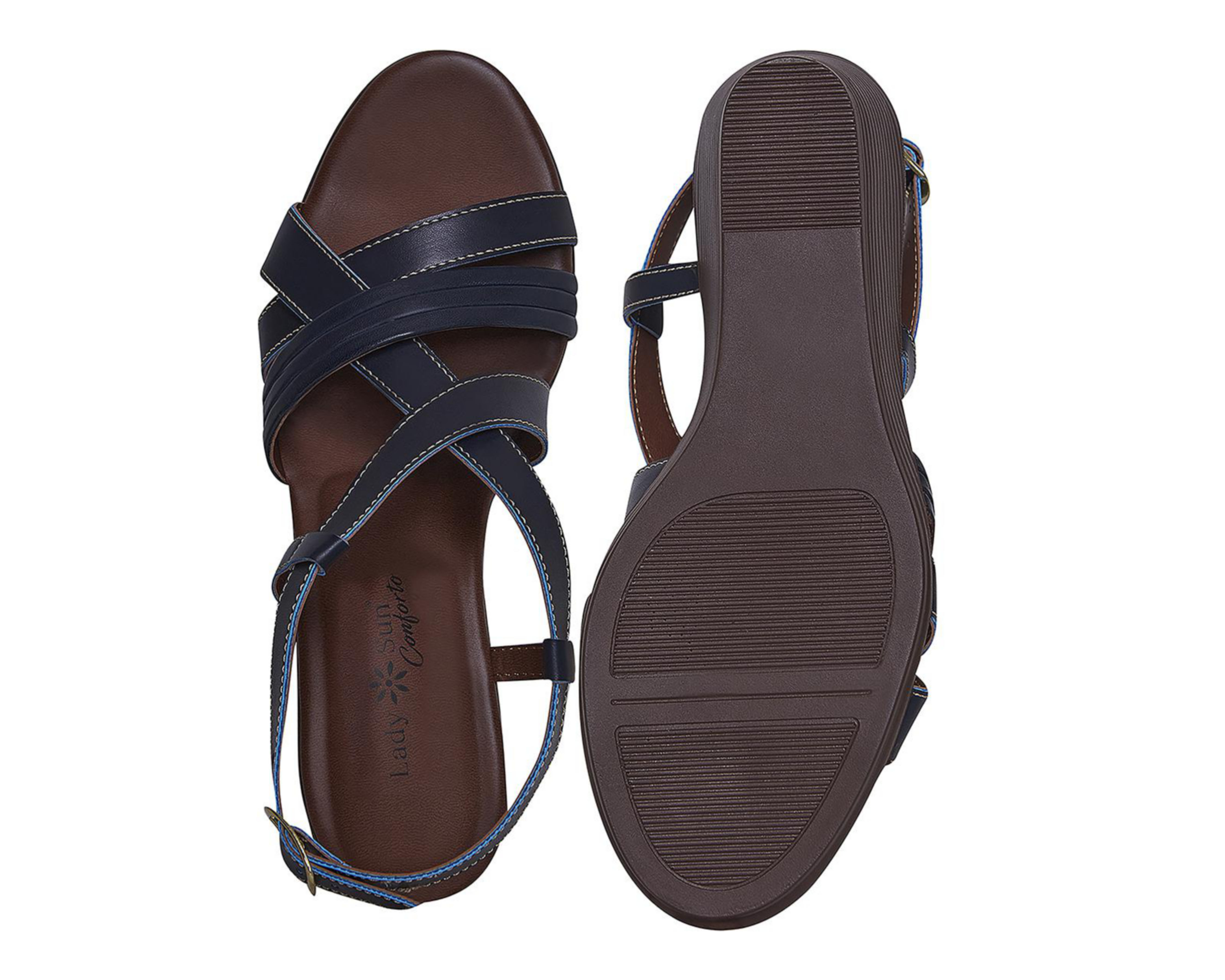 Foto 3 pulgar | Sandalias Confort Lady Sun Conforto para Mujer