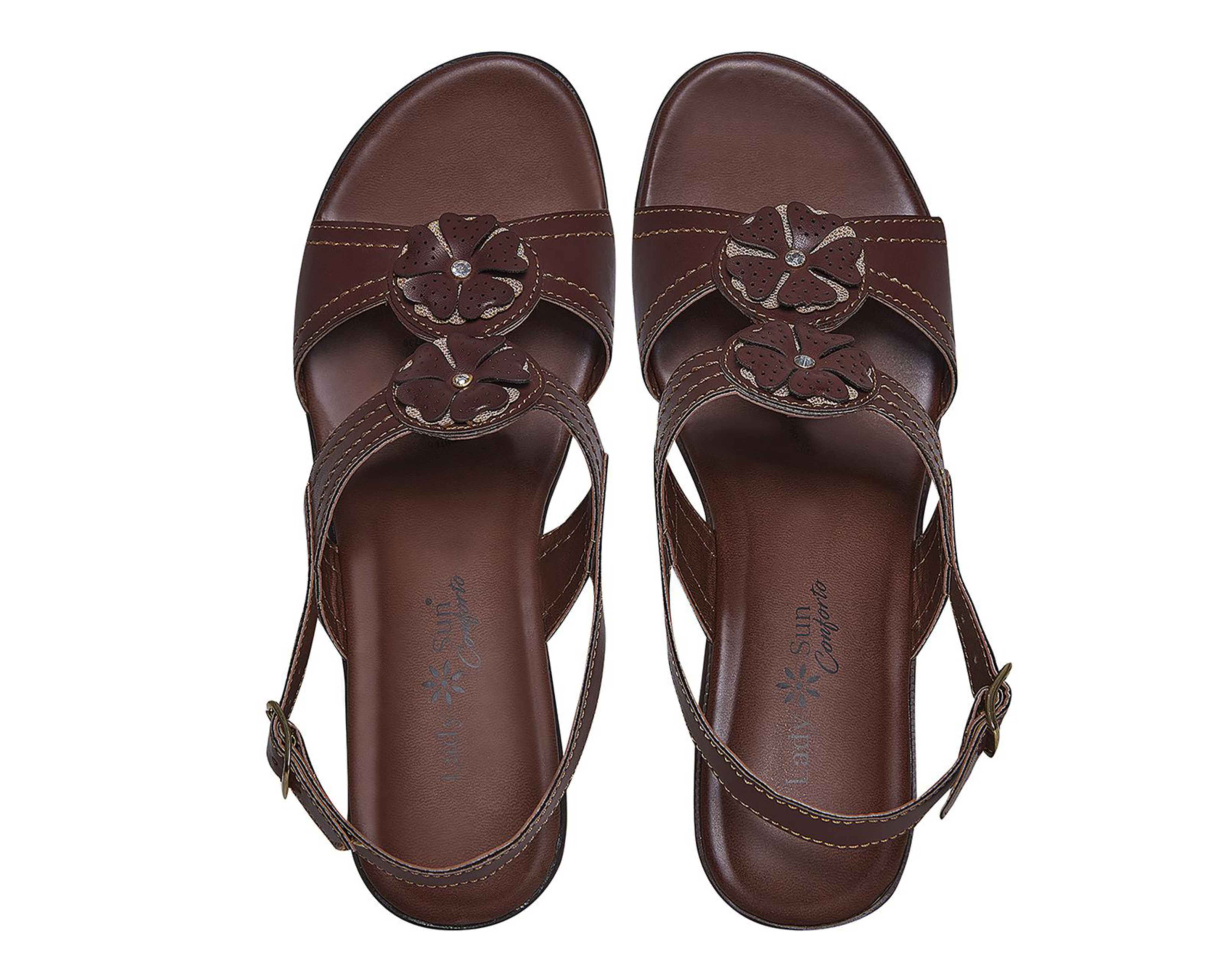 Foto 4 pulgar | Sandalias Confort Lady Sun Conforto para Mujer