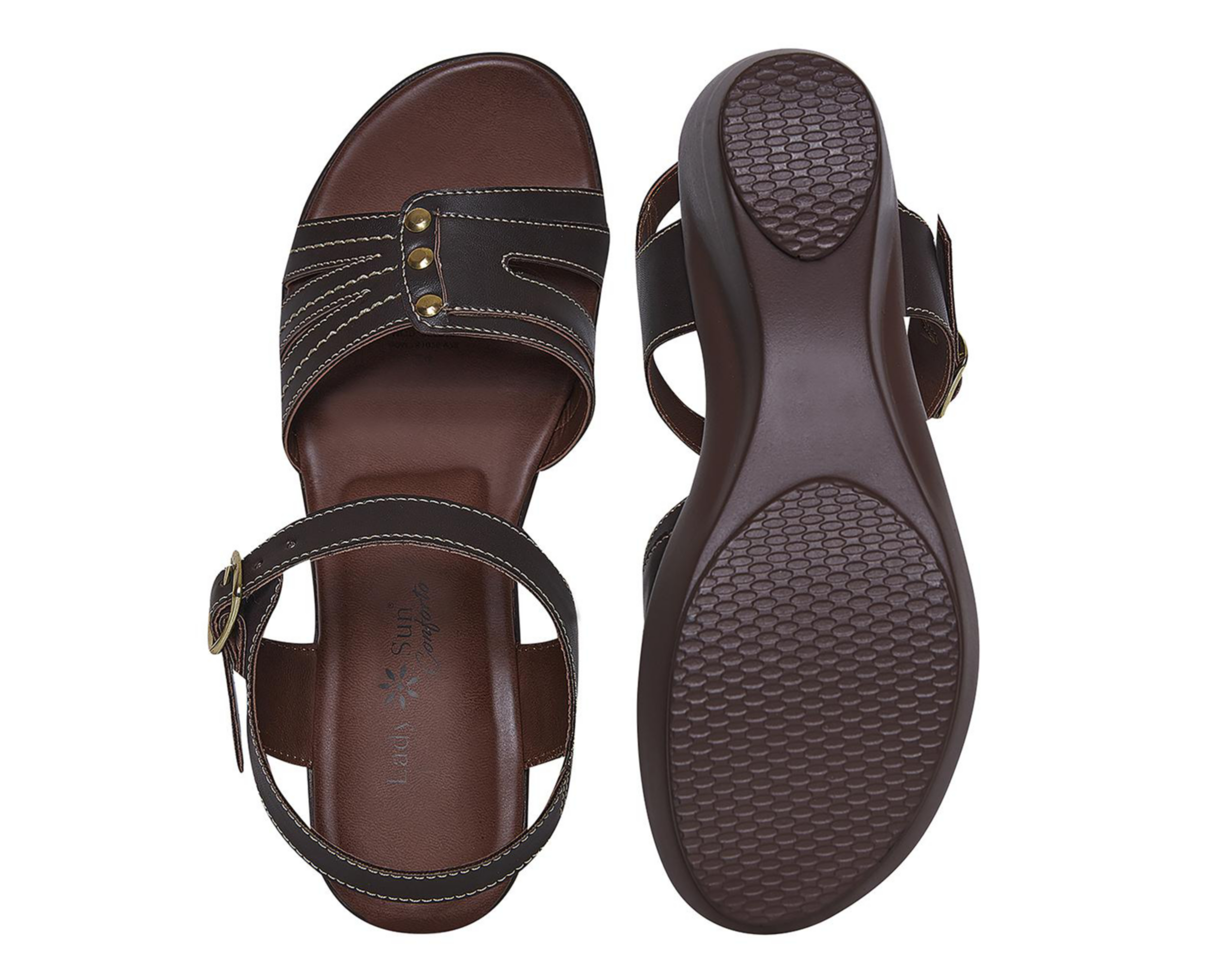 Foto 3 pulgar | Sandalias Confort Lady Sun Conforto para Mujer