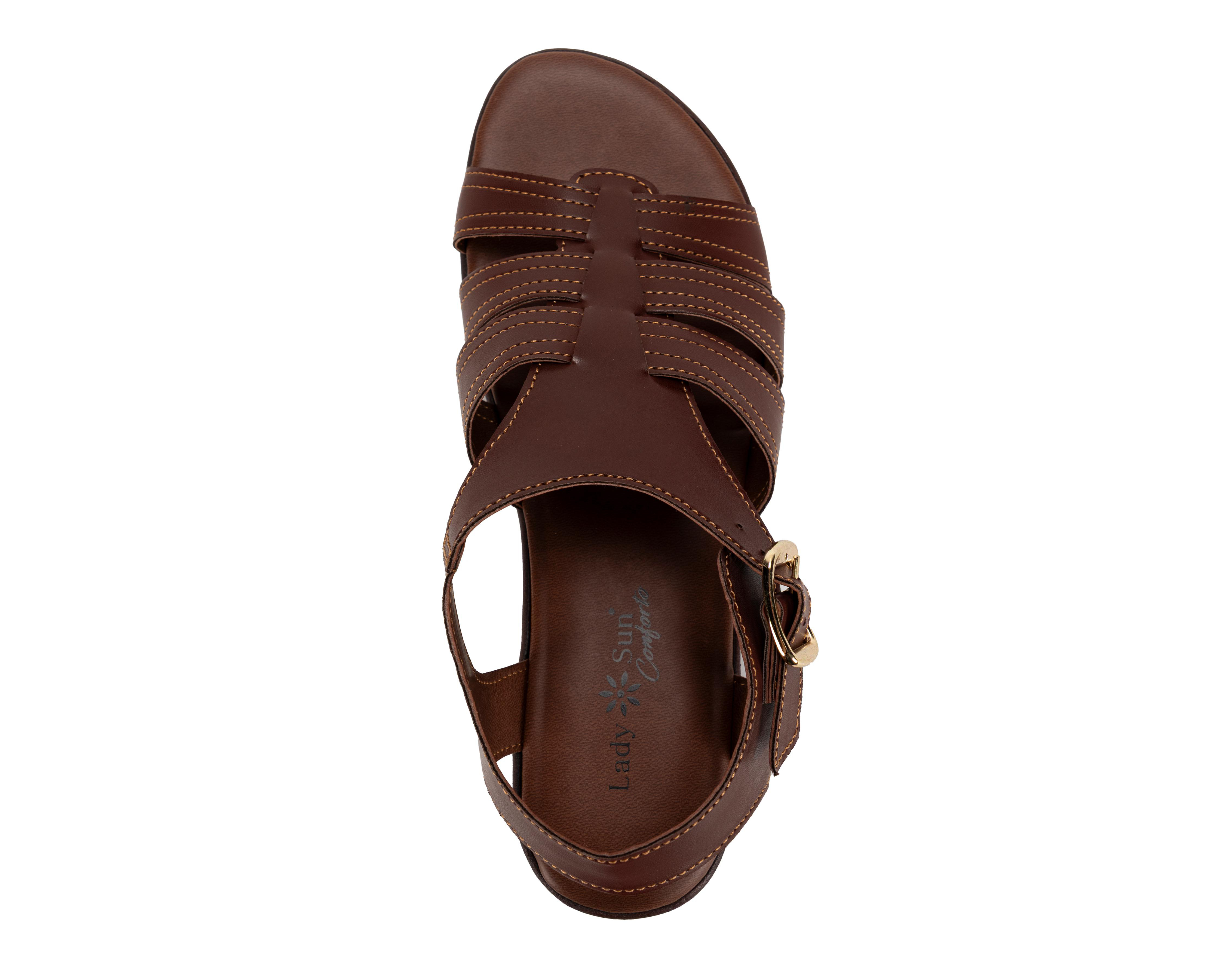 Foto 6 pulgar | Sandalias Confort Lady Sun Conforto para Mujer
