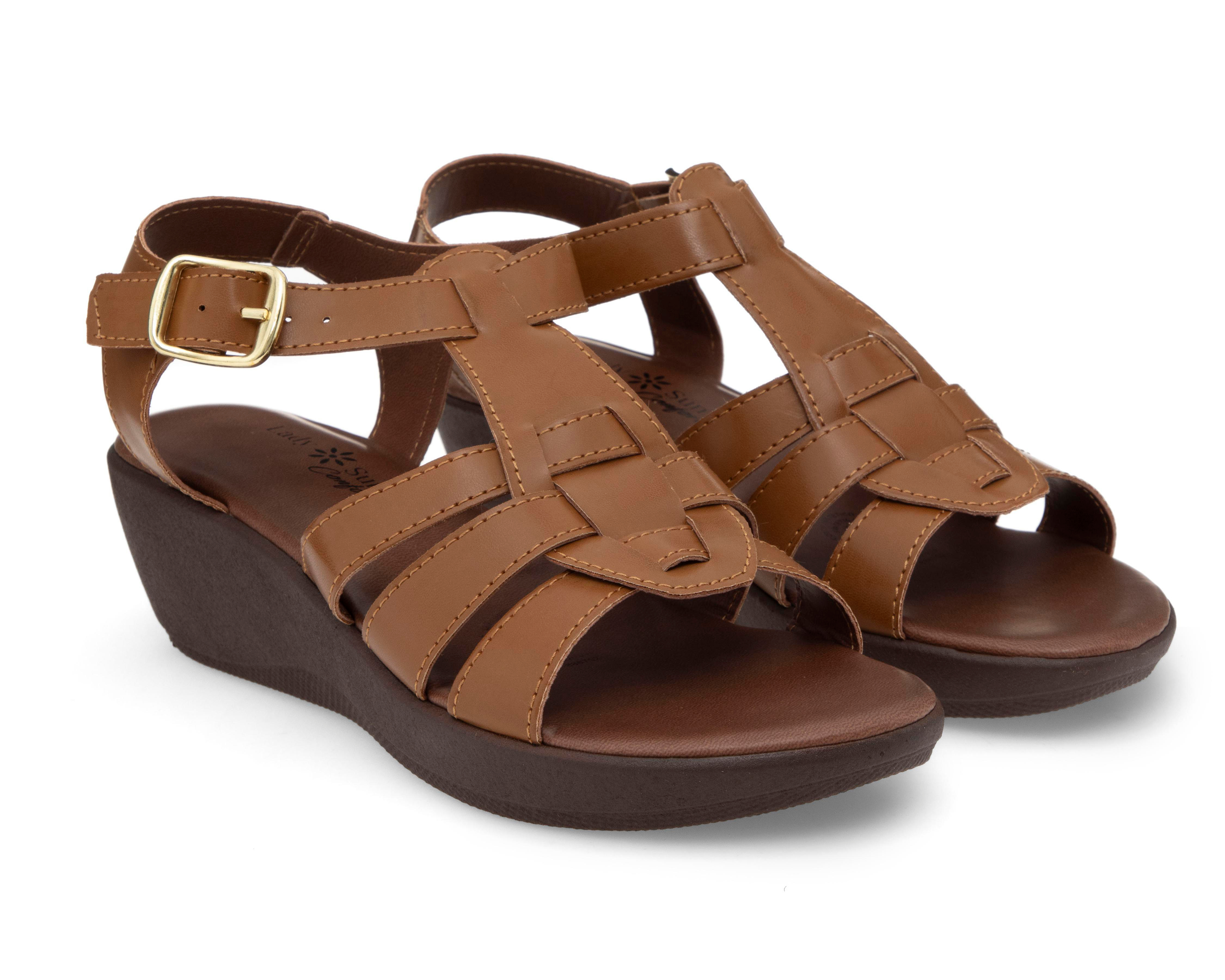 Sandalias Confort Lady Sun Conforto para Mujer