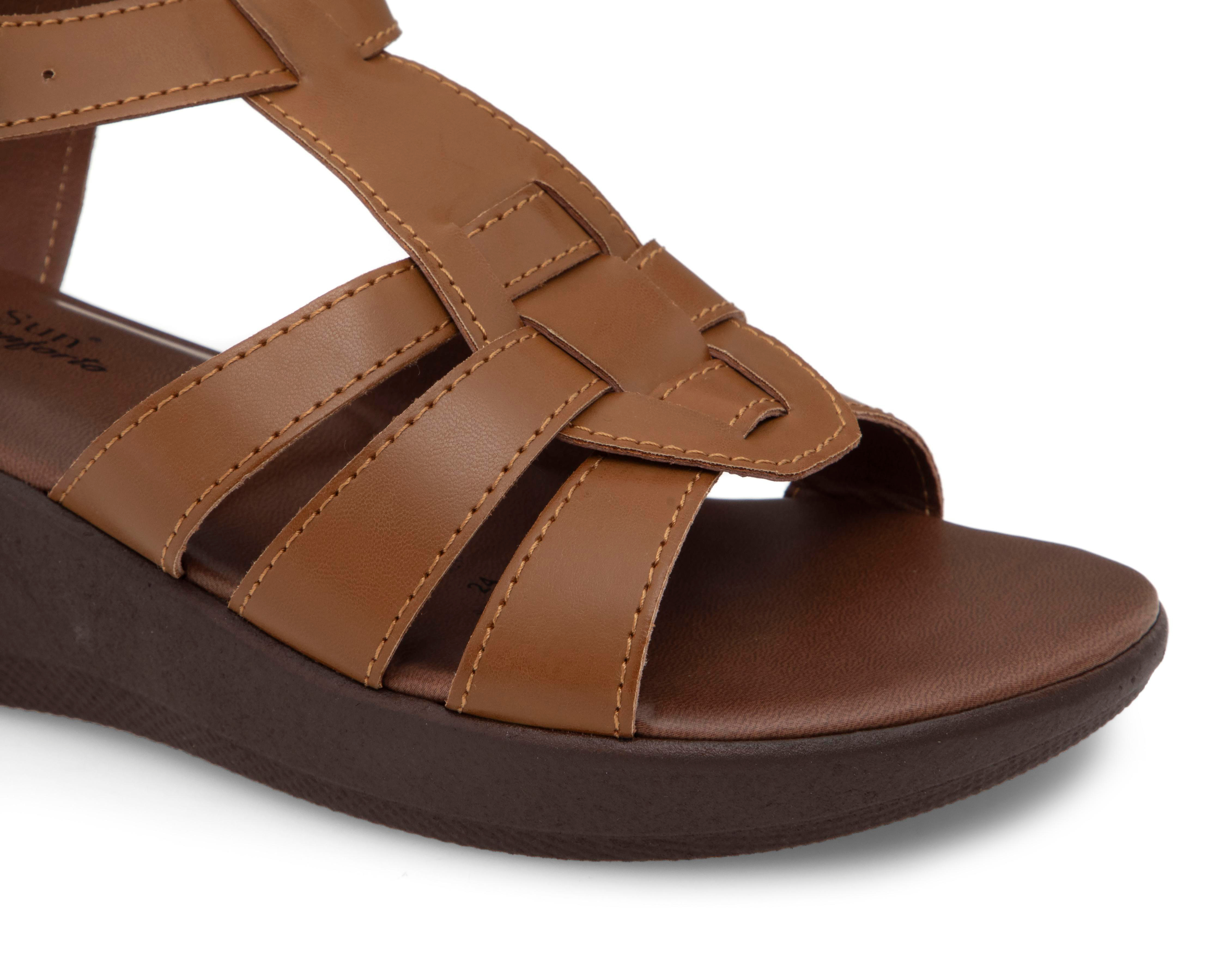 Foto 7 pulgar | Sandalias Confort Lady Sun Conforto para Mujer