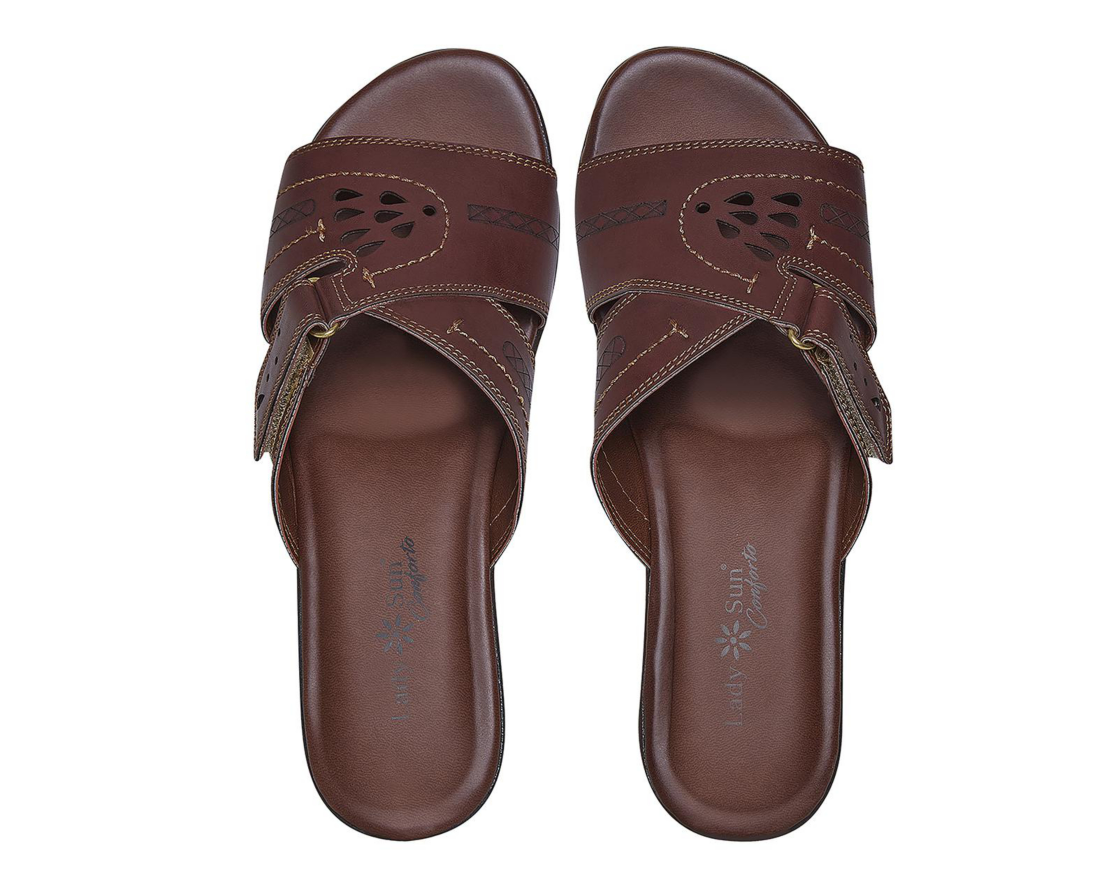 Foto 4 pulgar | Sandalias Confort Lady Sun Conforto para Mujer