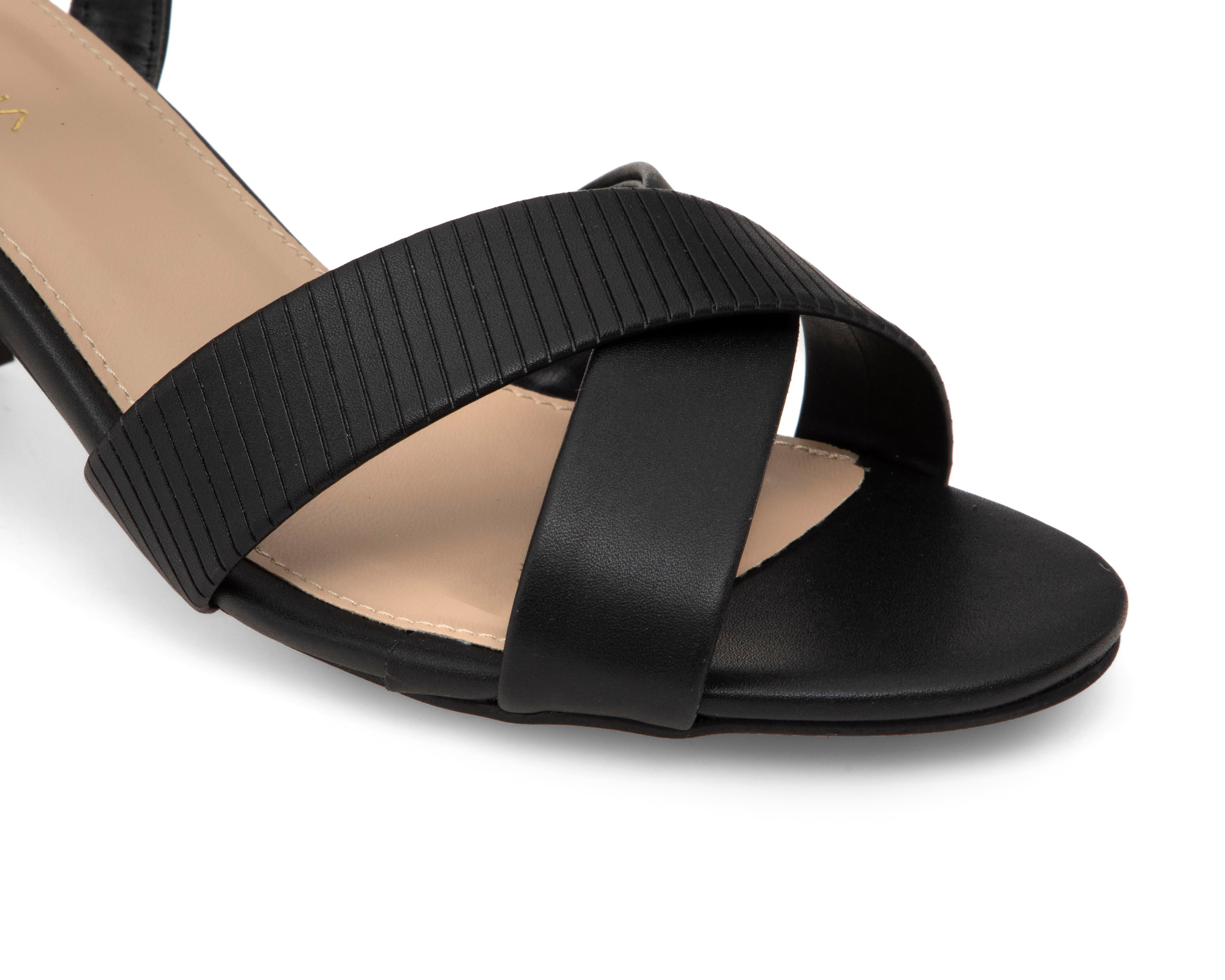 Foto 6 | Sandalias de Tacón Lady Paulina Almendra para Mujer